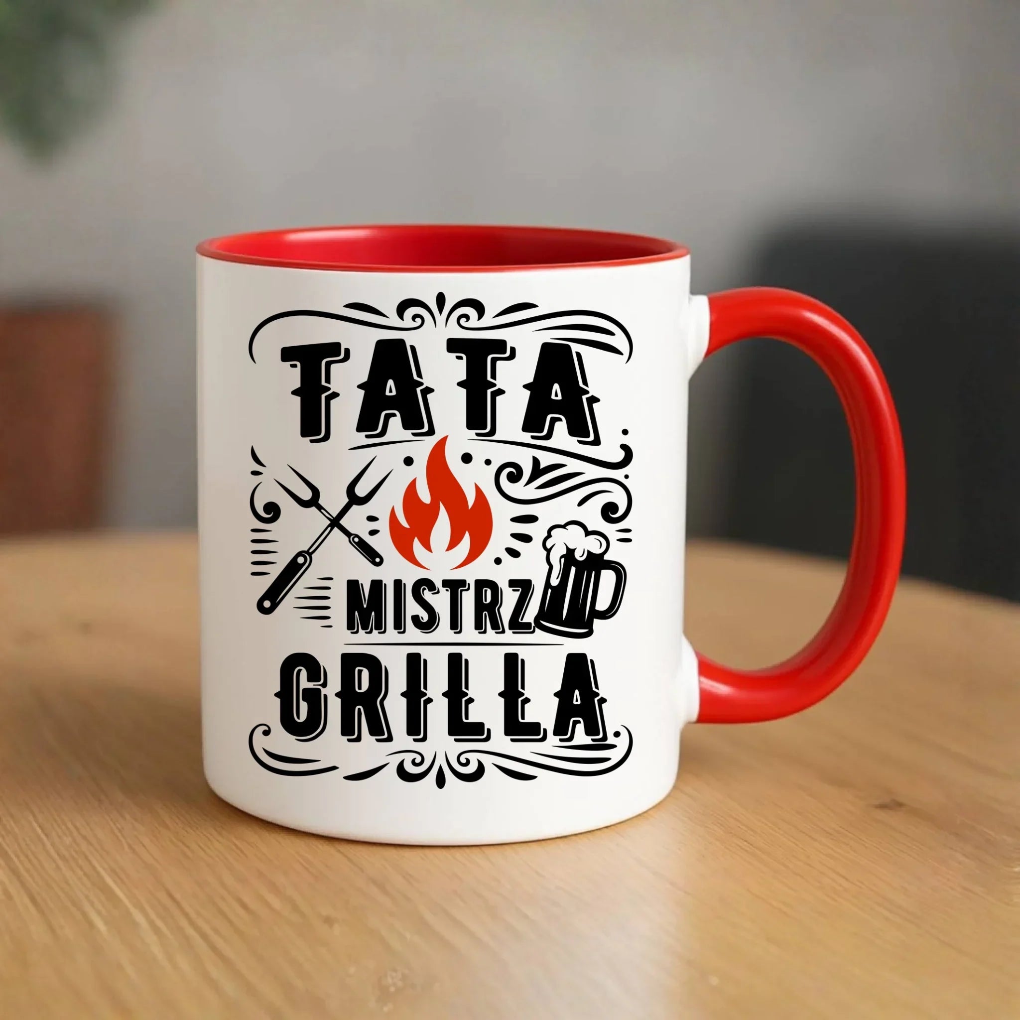 Kubek dla taty - Tata mistrz grilla DT53 - StoryCups.pl
