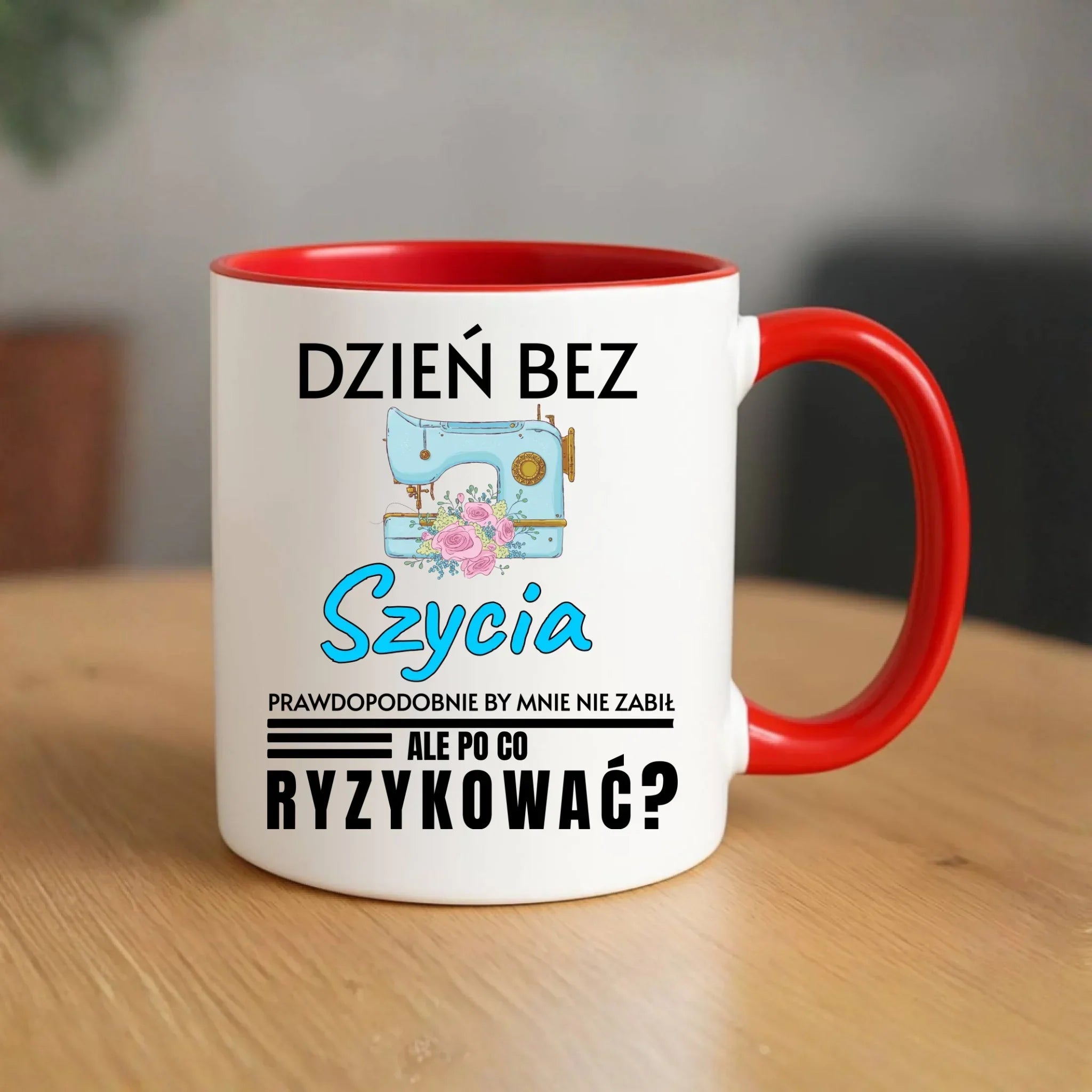 Kubek szyciowy dla krawcowej – Dzień bez szycia HS24 - StoryCups.pl