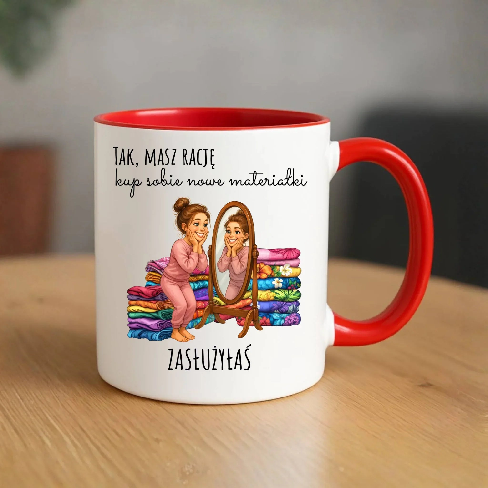 Kubek szyciowy dla krawcowej – Kup sobie materiałki HS22 - StoryCups.pl