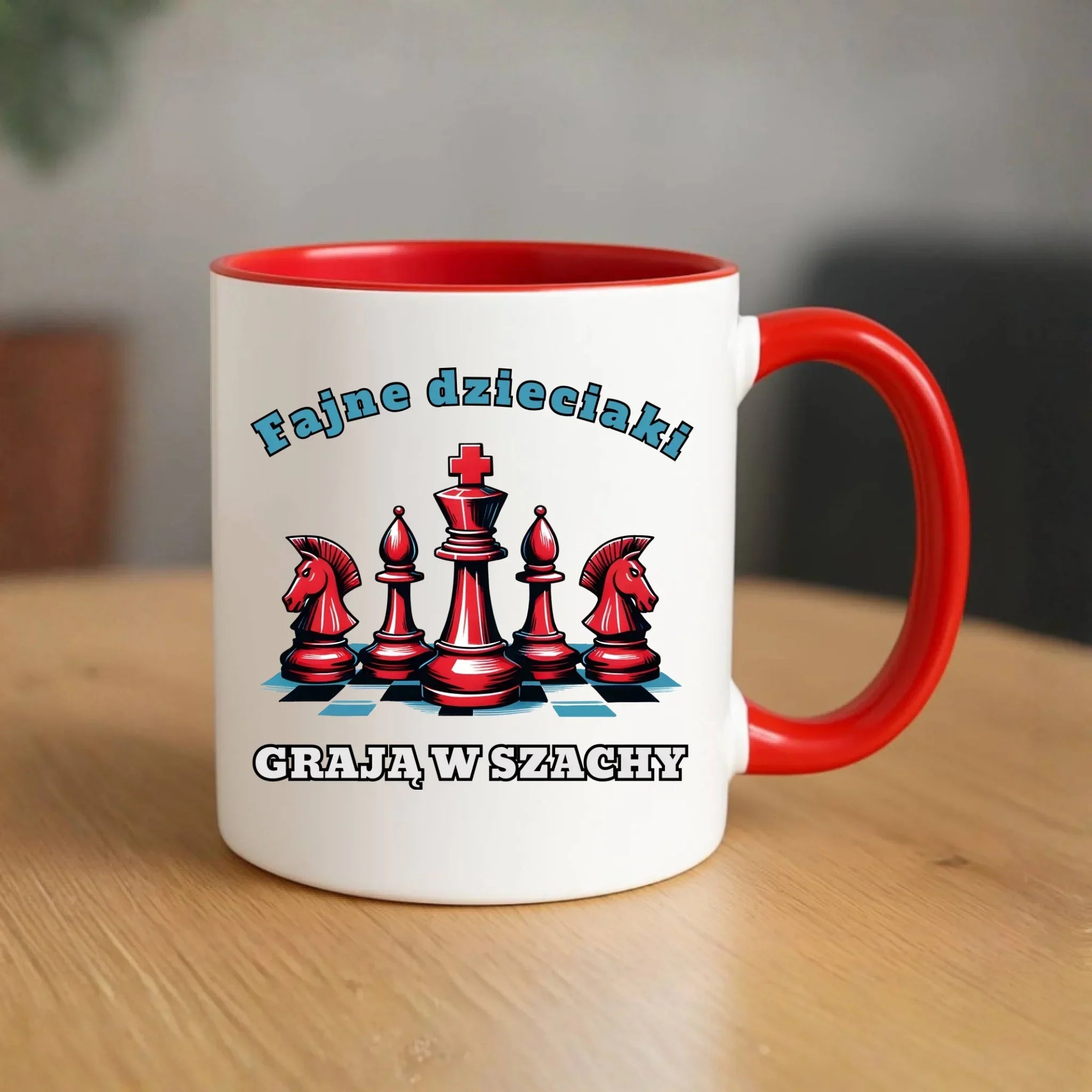 Kubek dla szachisty - Fajne dzieciaki grają w szachy HS03 - StoryCups.pl