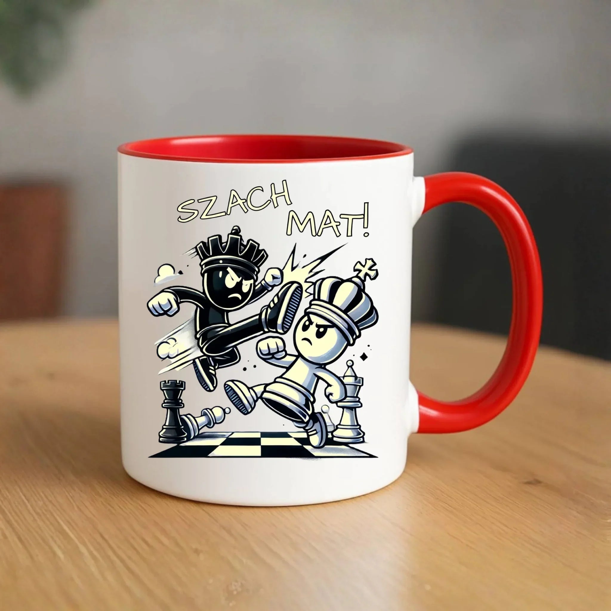 Kubek dla szachisty - SZACH MAT HSZ02 - StoryCups.pl