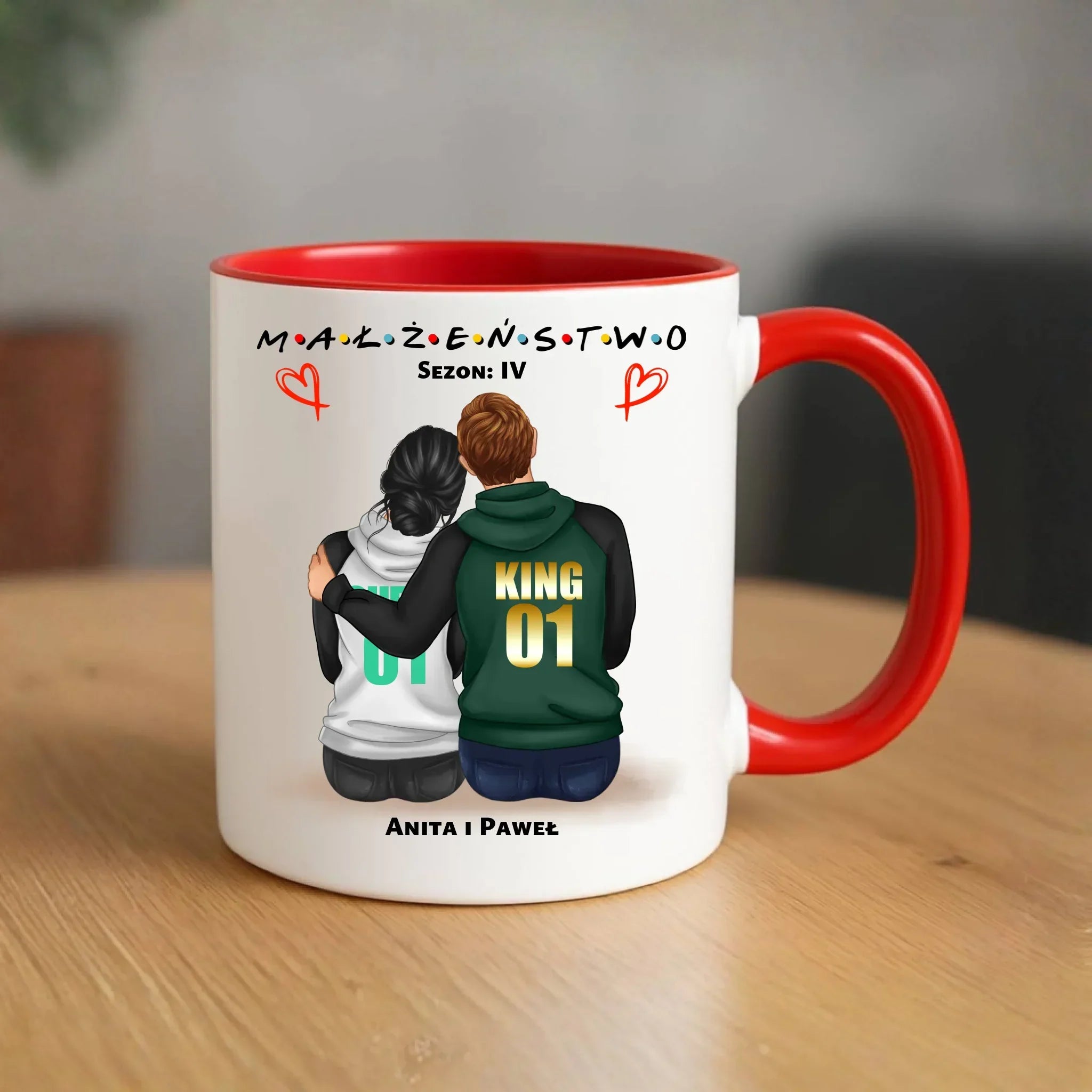 Kubek dla par - Małżeństwo Sezon - personalizowany W05 - StoryCups.pl