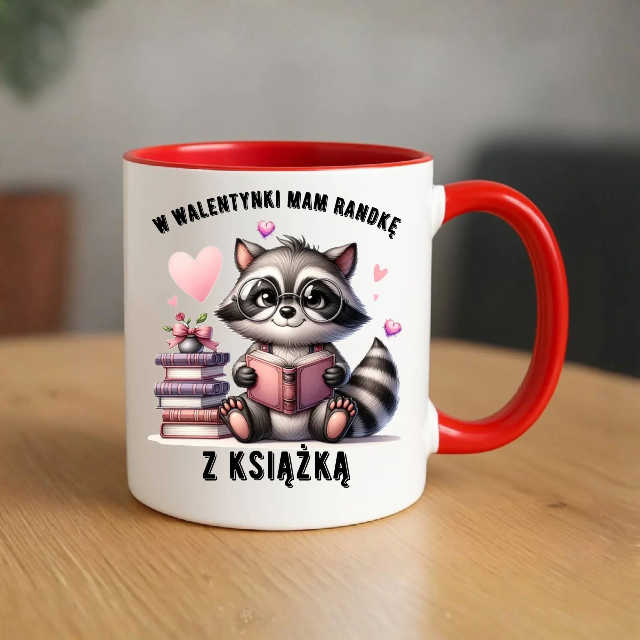 Kubek na Walentynki dla mola książkowego – Mam randkę z książką W20 - StoryCups.pl