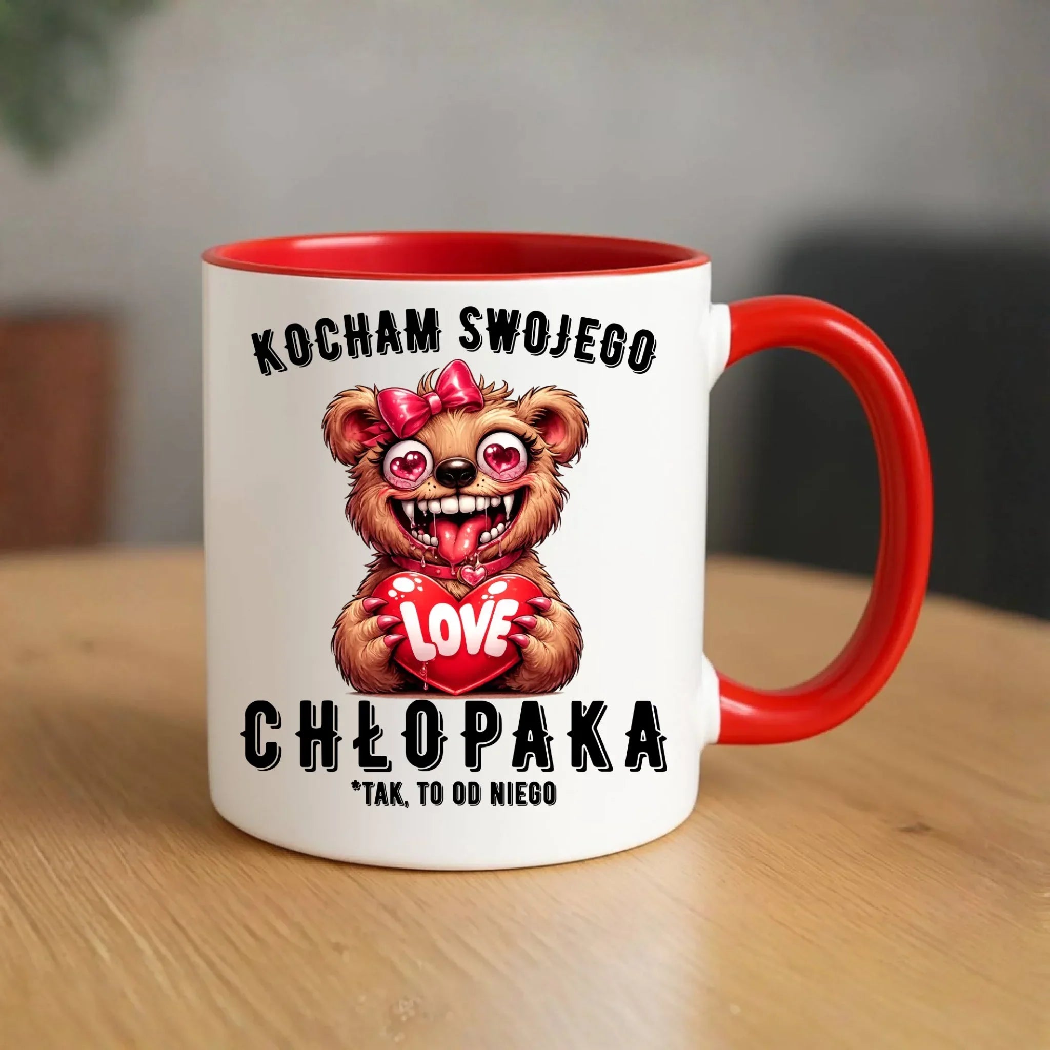Kubek dla dziewczyny - Kocham swojego chłopaka W89 - StoryCups.pl