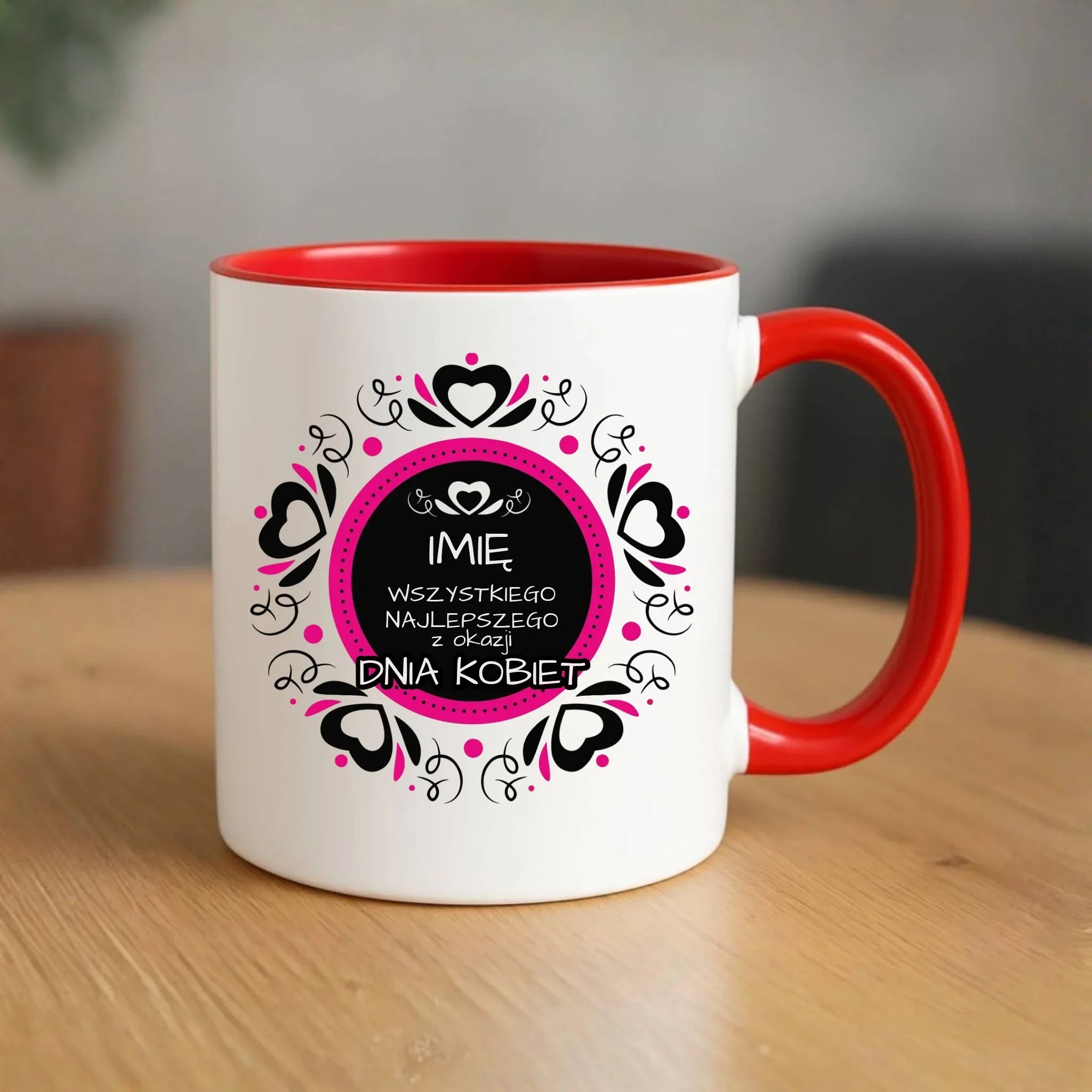 Kubek na Dzień Kobiet - Wszystkiego Najlepszego - personalizowany DK02 - StoryCups.pl
