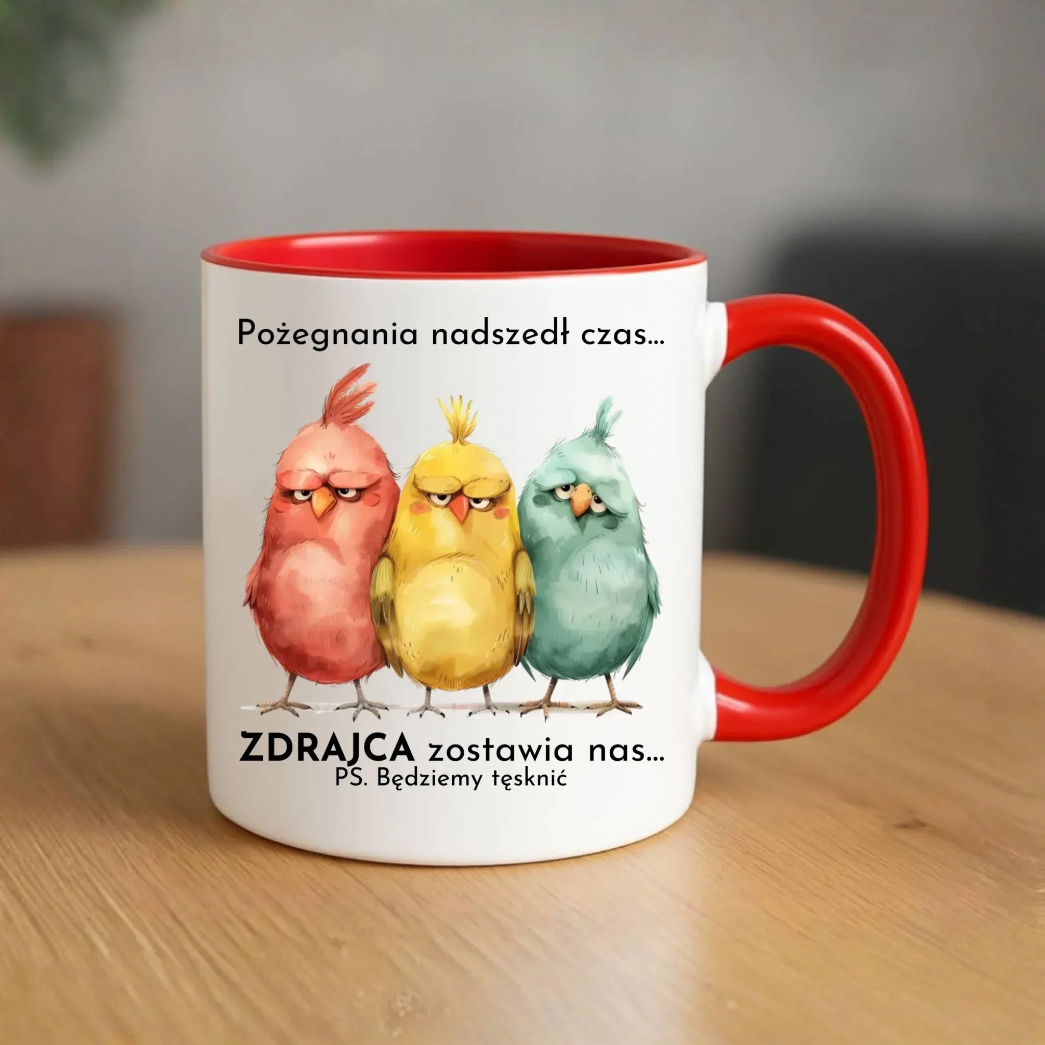 Kubek na odejście z pracy - Pożegnania nadszedł czas OP05 - StoryCups.pl