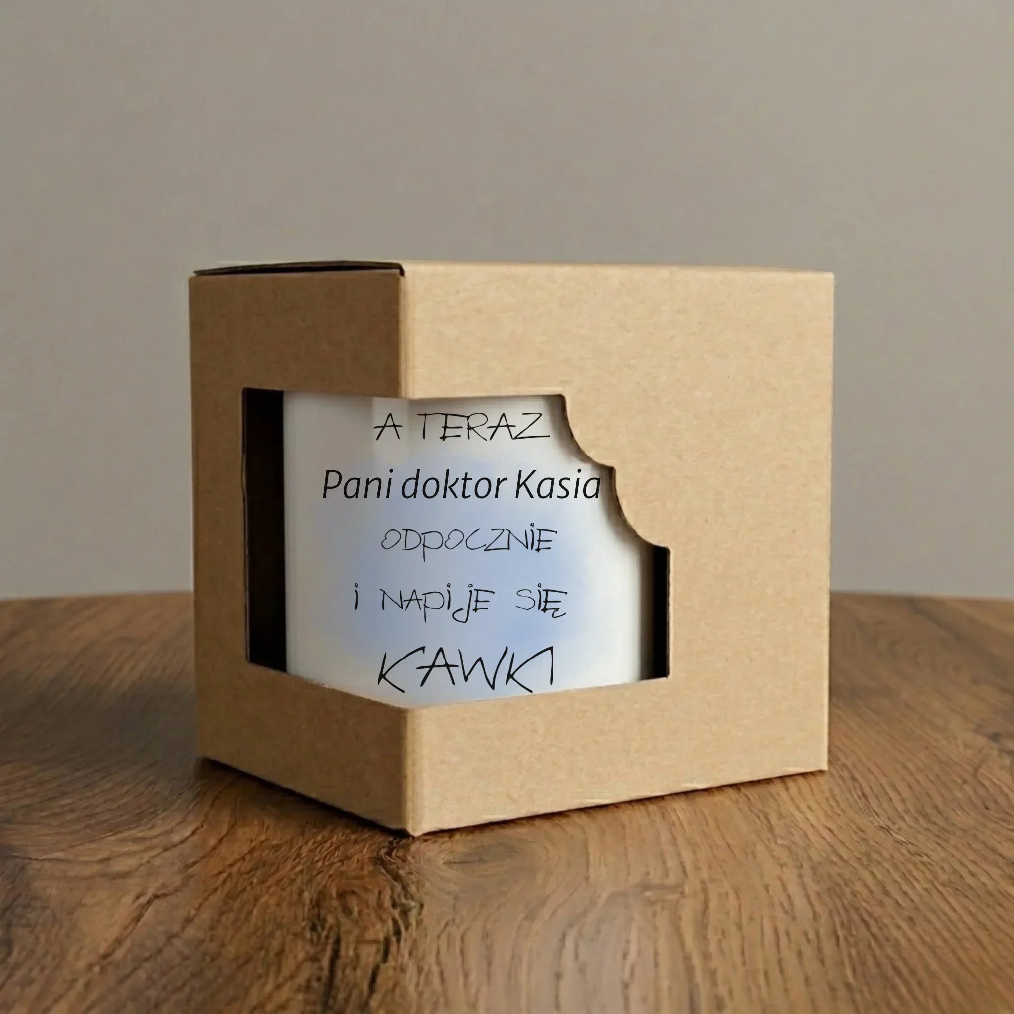 Kubek dla doktora - Prezent na podziękowanie - personalizowany L01 - StoryCups.pl