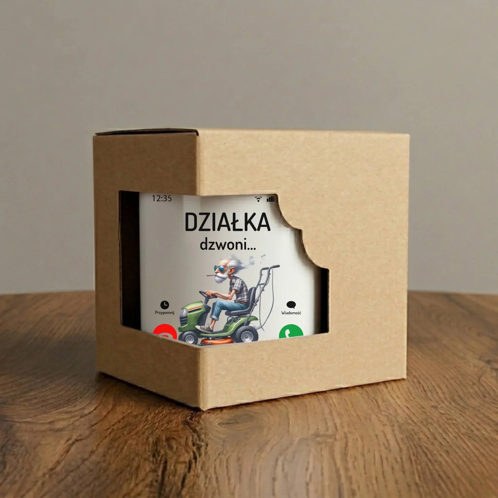 Kubek dla dziadka - Działka dzwoni muszę iść D35 - StoryCups.pl