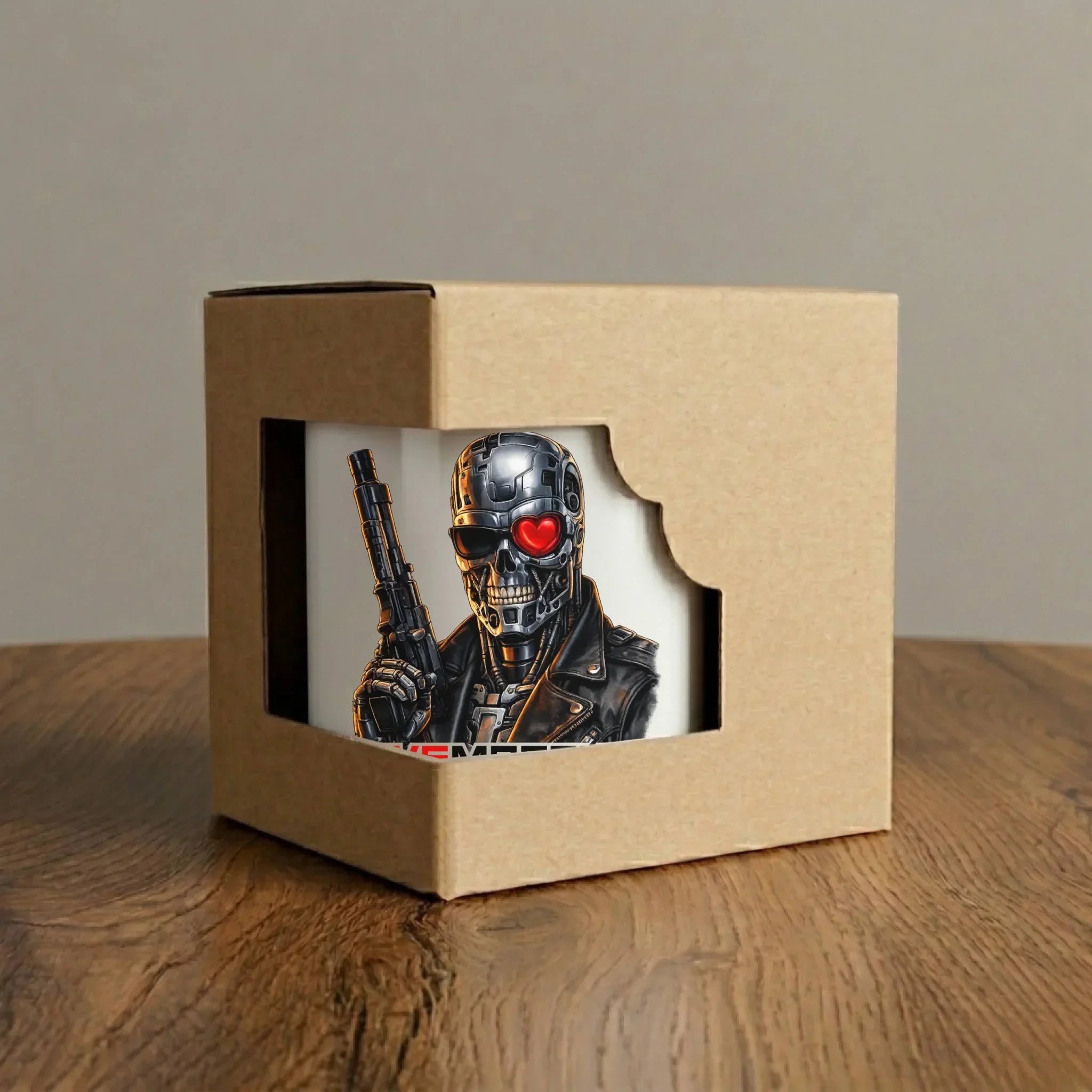 Kubek dla faceta - Cyborg z sercem Seks maszyna DCH32 - StoryCups.pl