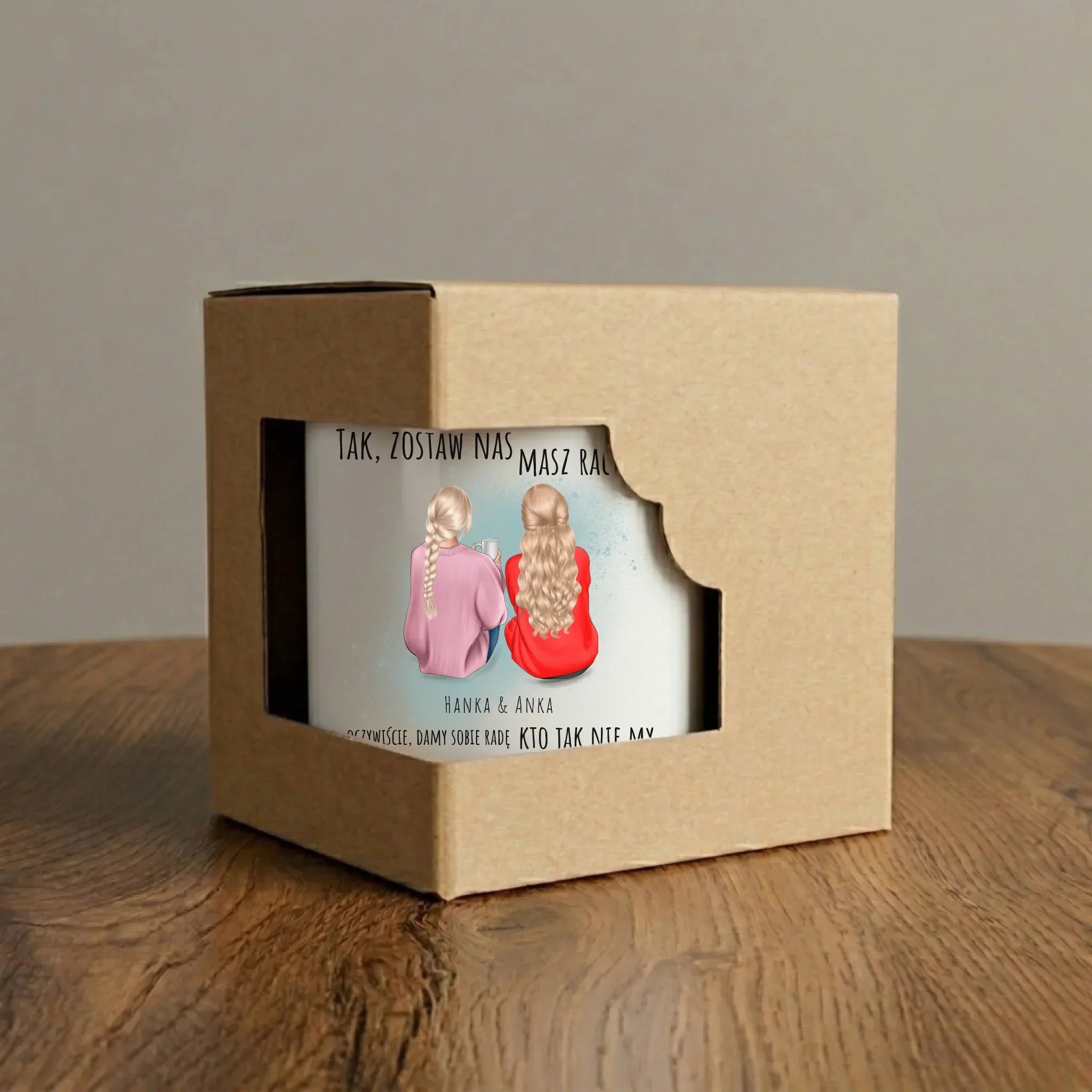 Kubek na odejście z pracy - prezent od koleżanek - 2-5 osób personalizowany OP16 - StoryCups.pl