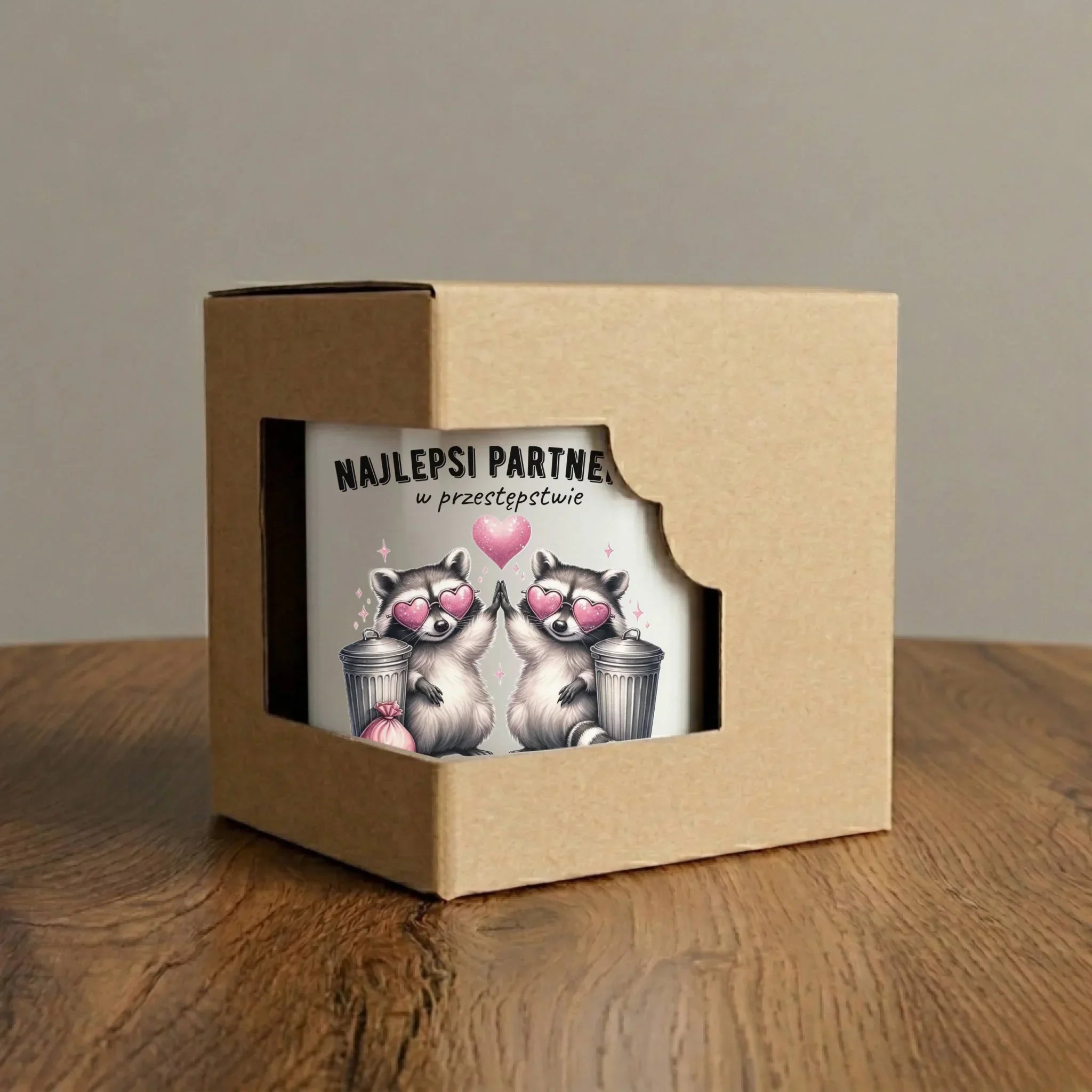 Kubek dla par - Najlepsi partnerzy w przestępstwie - personalizowany W27 - StoryCups.pl