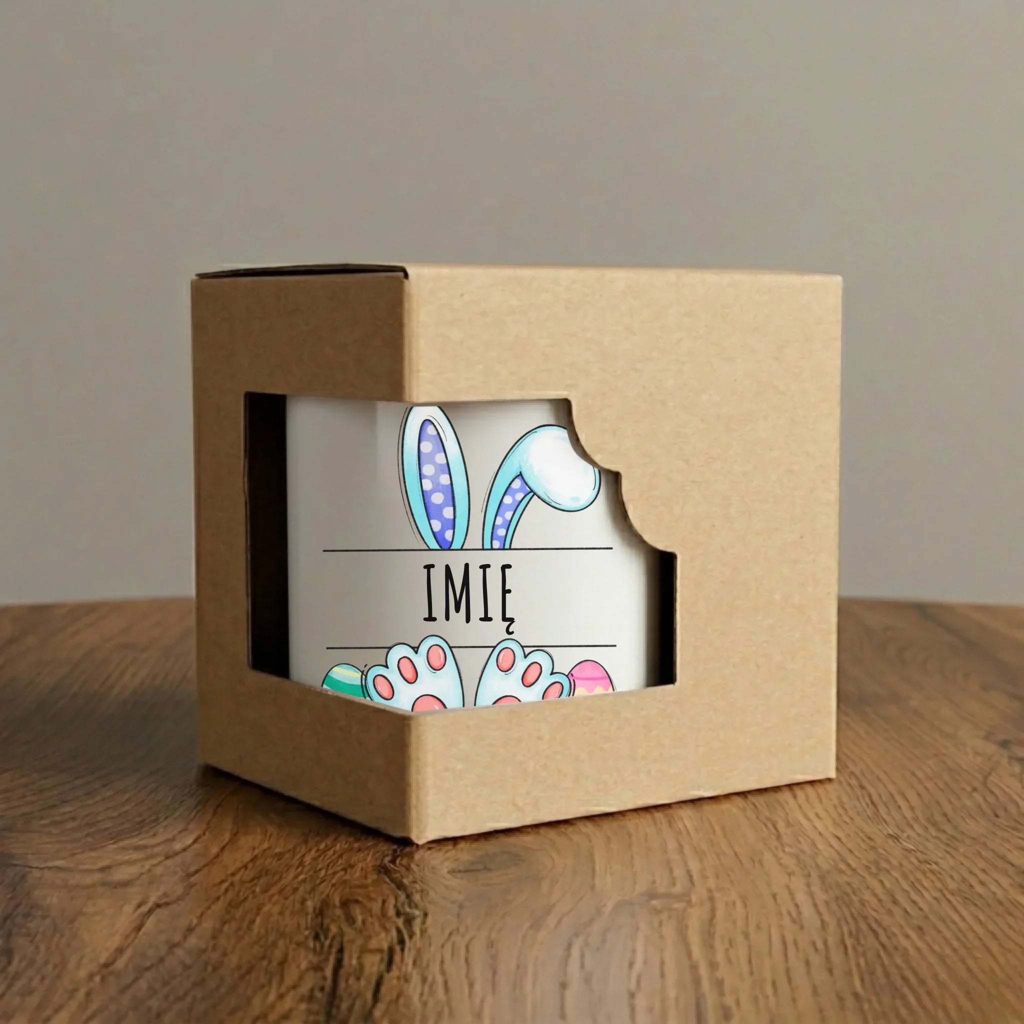 Kubek dla dziecka na Wielkanoc - Zajączek - personalizowany WN14 - StoryCups.pl