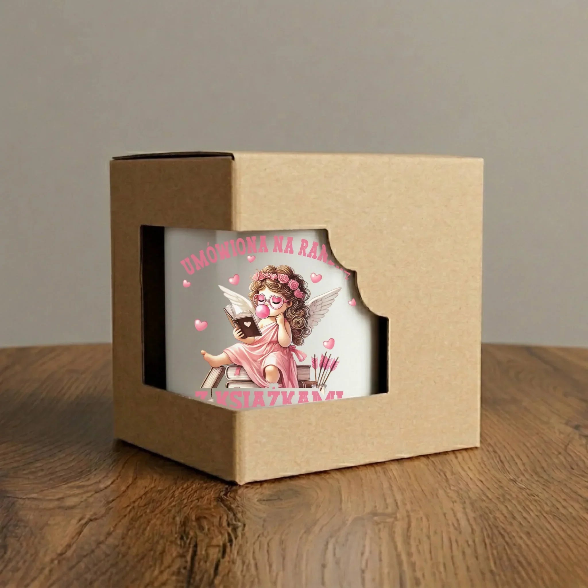 Kubek dla czytelniczki – Umówiona na randkę z książkami - personalizowany W19 - StoryCups.pl