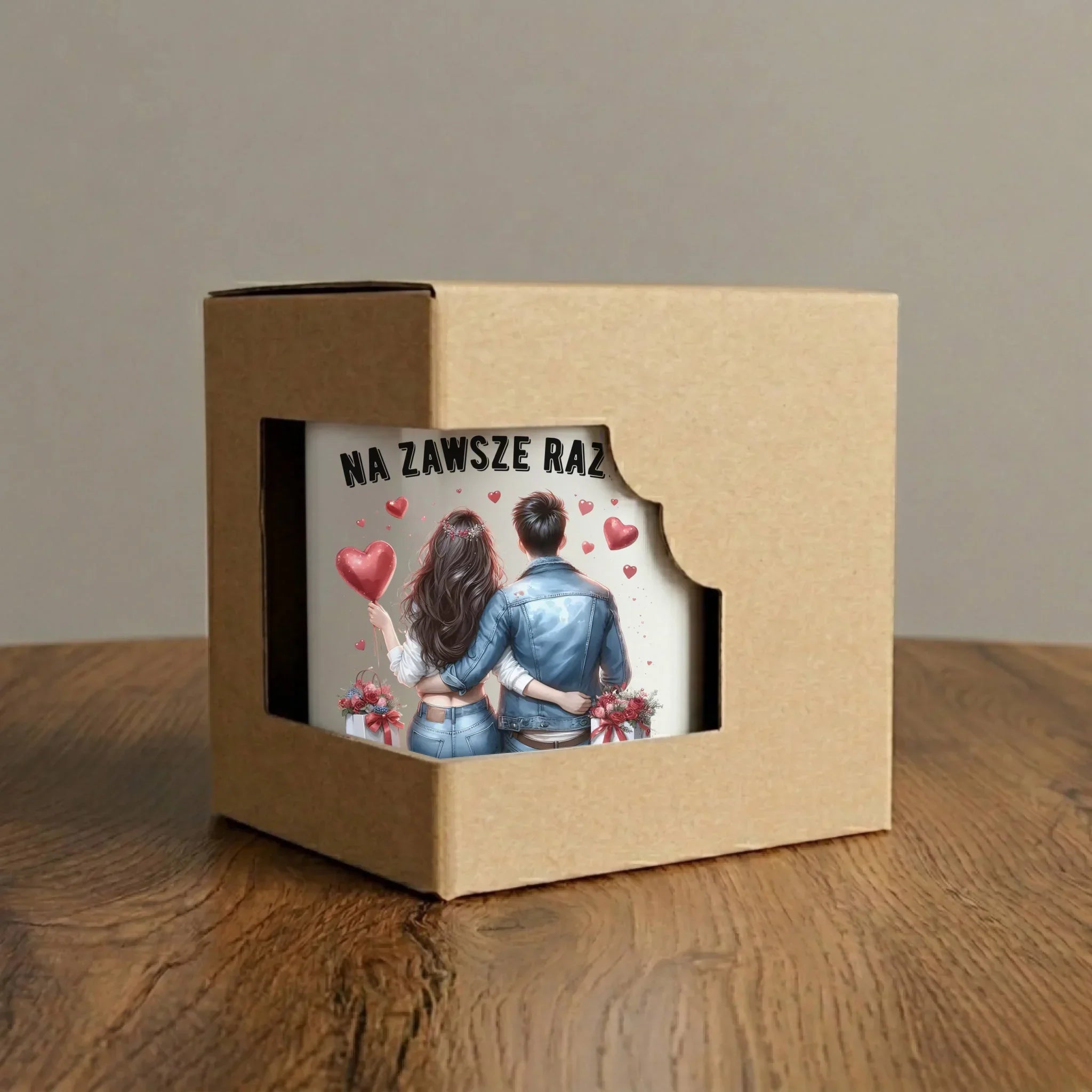 Kubek dla par - Na zawsze razem - personalizowany W07 - StoryCups.pl