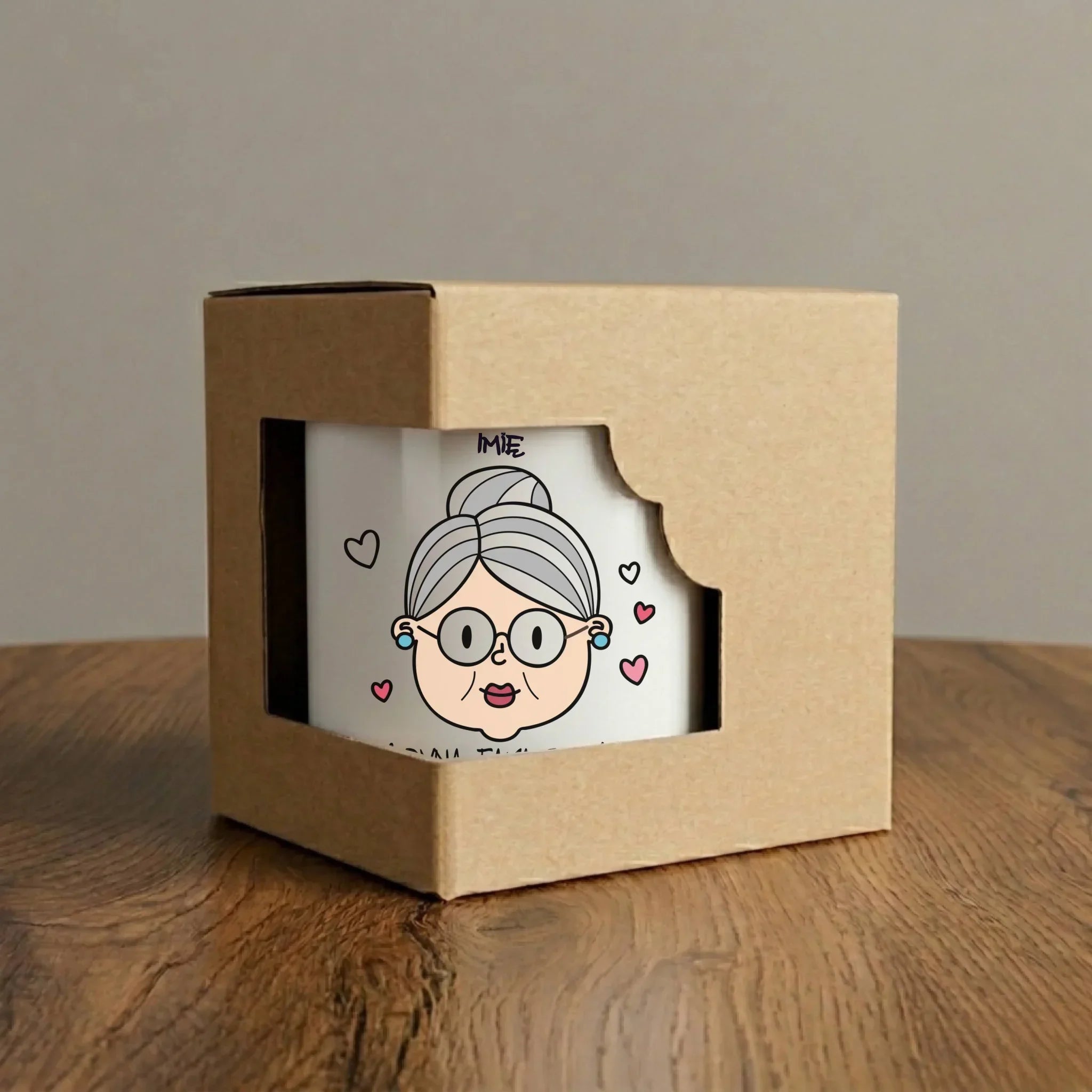 Kubek dla babci - Jedyna taka babcia na świecie - personalizowany B15 - StoryCups.pl