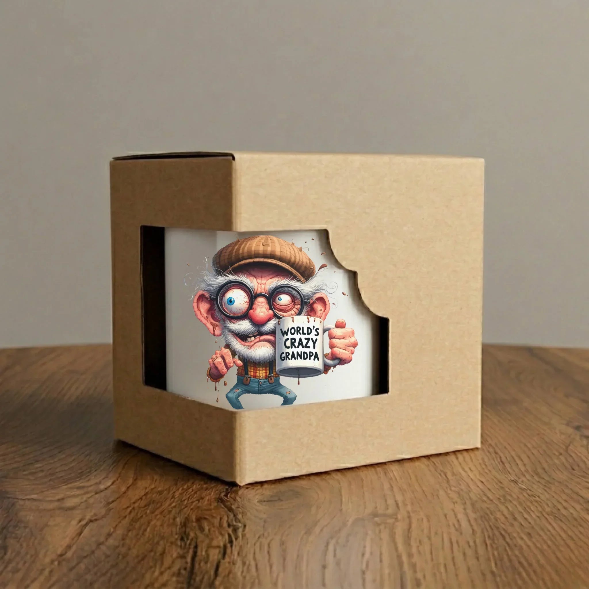 Kubek dla dziadka - Crazy grandpa D38 - StoryCups.pl