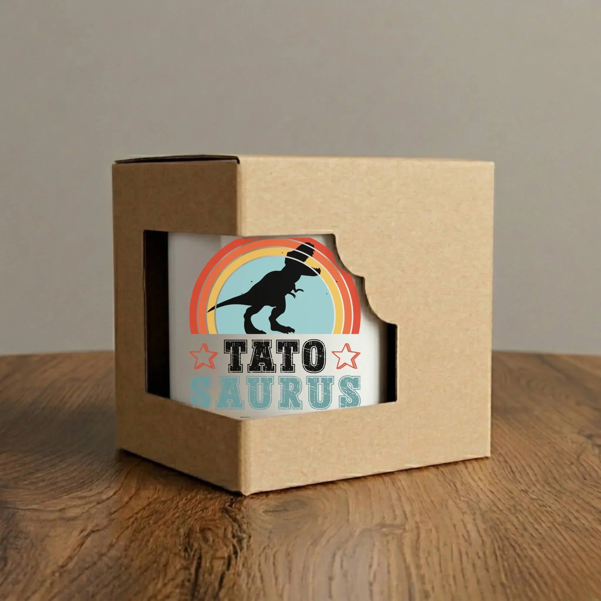Kubek dla taty - Tato Saurus - personalizowany DT03 - StoryCups.pl