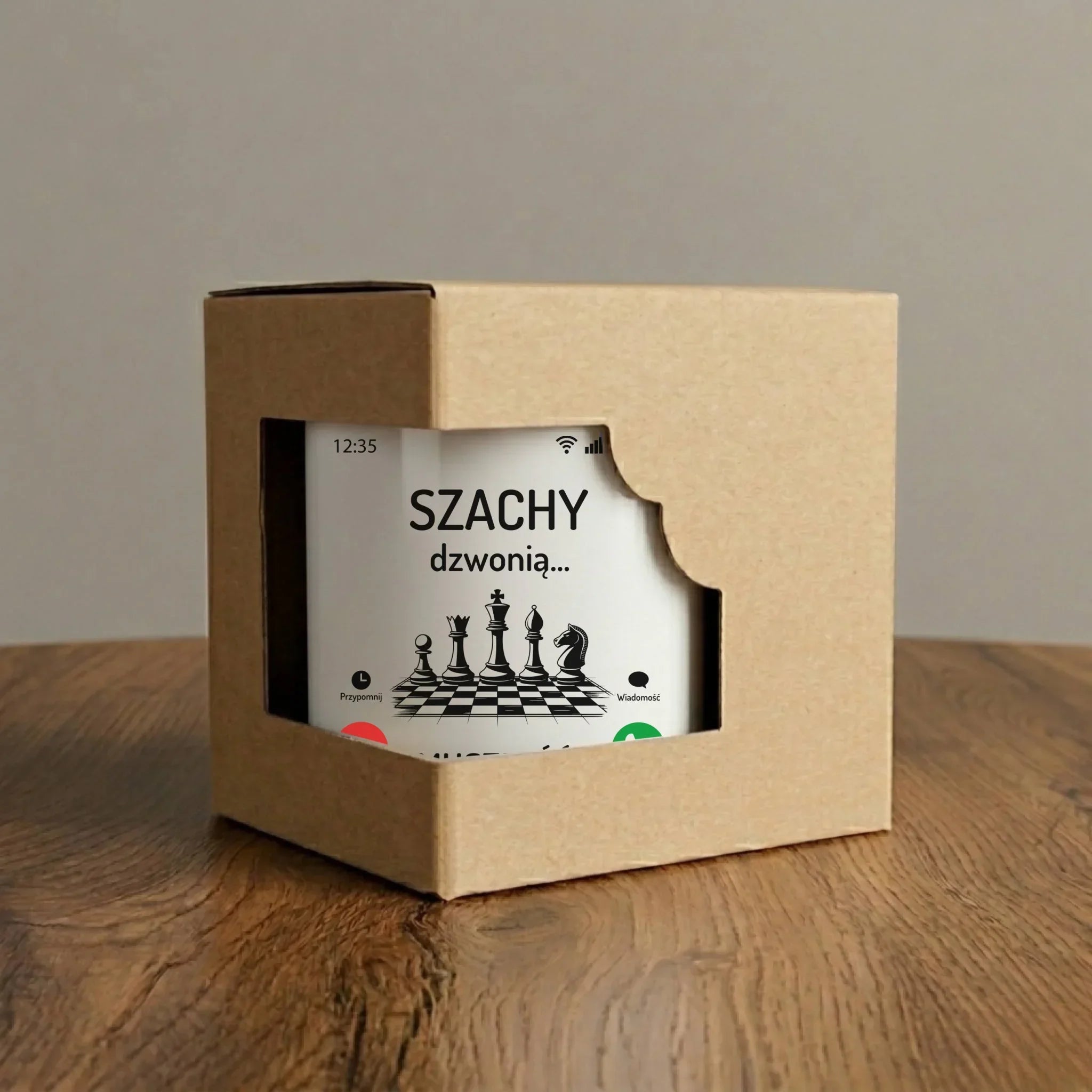 Kubek dla szachisty - Szachy dzwonią HSZ04 - StoryCups.pl