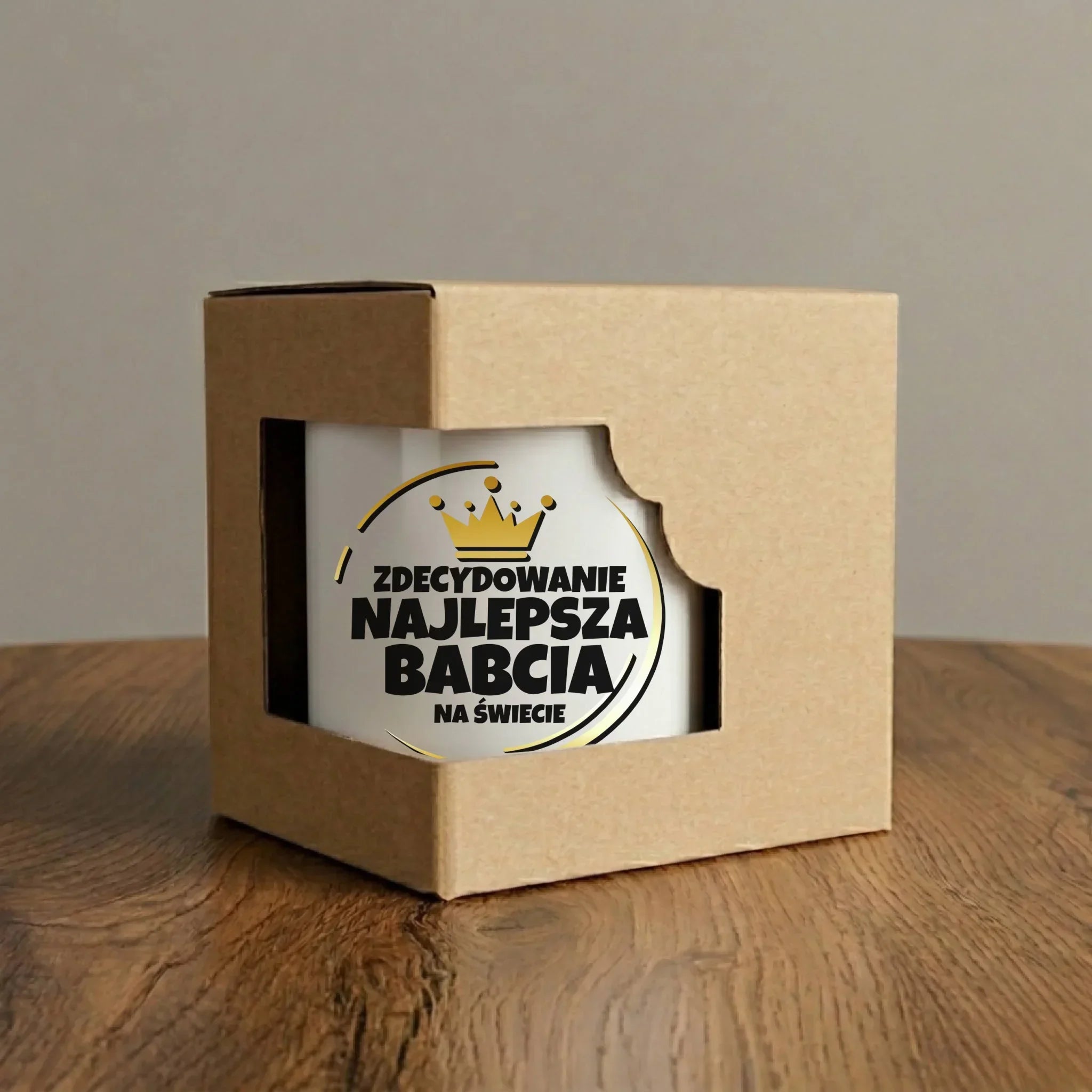Kubek dla babci - Zdecydowanie najlepsza babcia B32 - StoryCups.pl