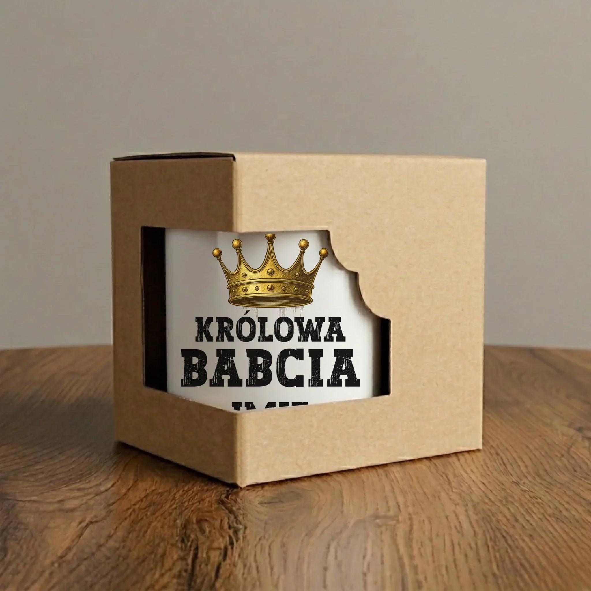 Kubek dla babci - Królowa Babcia - personalizowany B17 - StoryCups.pl