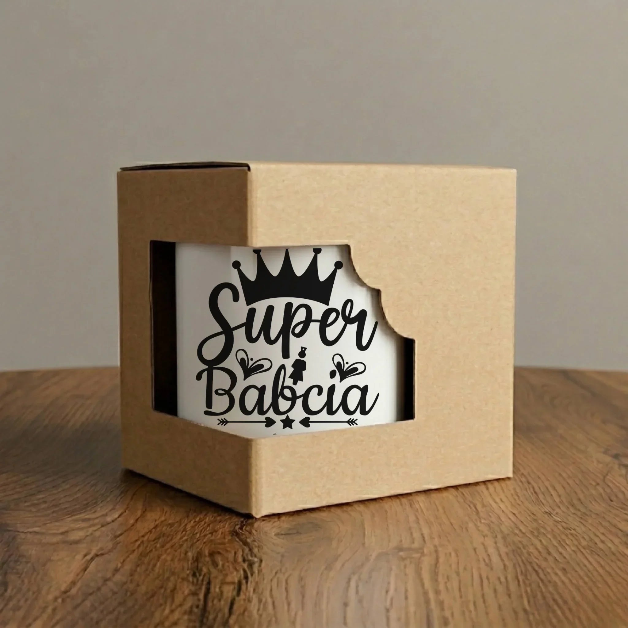Kubek dla babci - Super Babcia - personalizowany B03 - StoryCups.pl