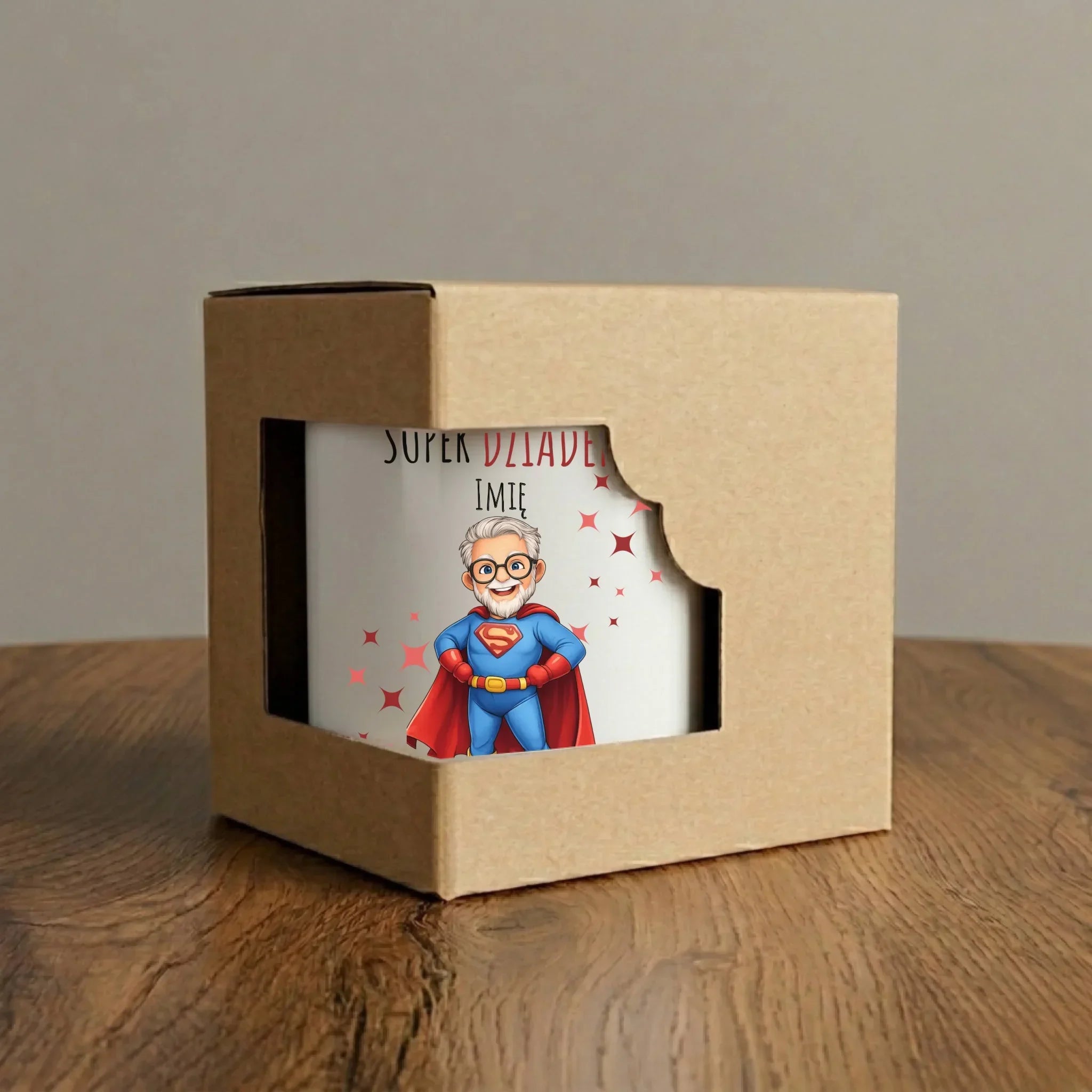 Kubek dla dziadka - Super Dziadek - personalizowany D02 - StoryCups.pl