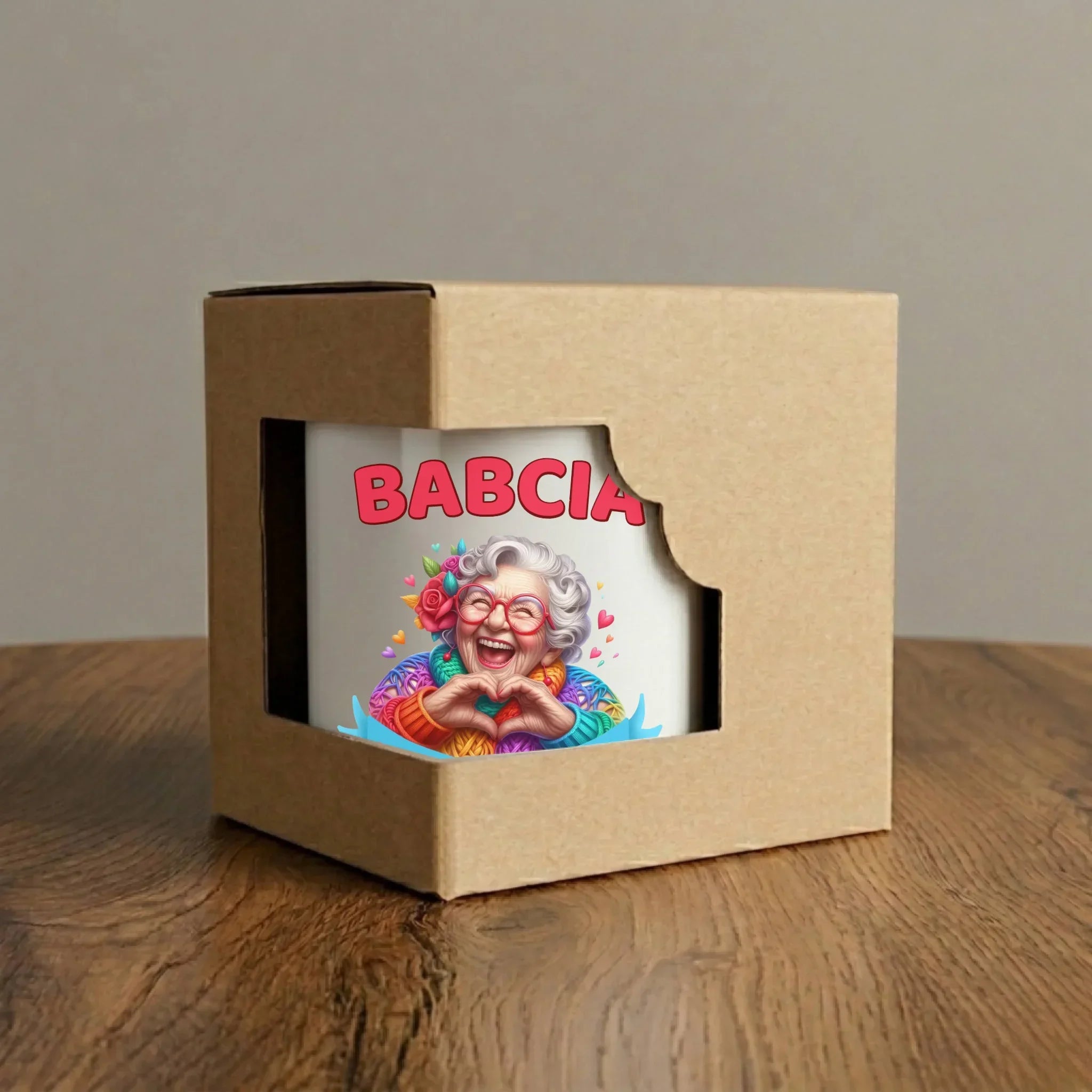 Kubek dla babci - Babcia serce domu dusza rodziny B25 - StoryCups.pl