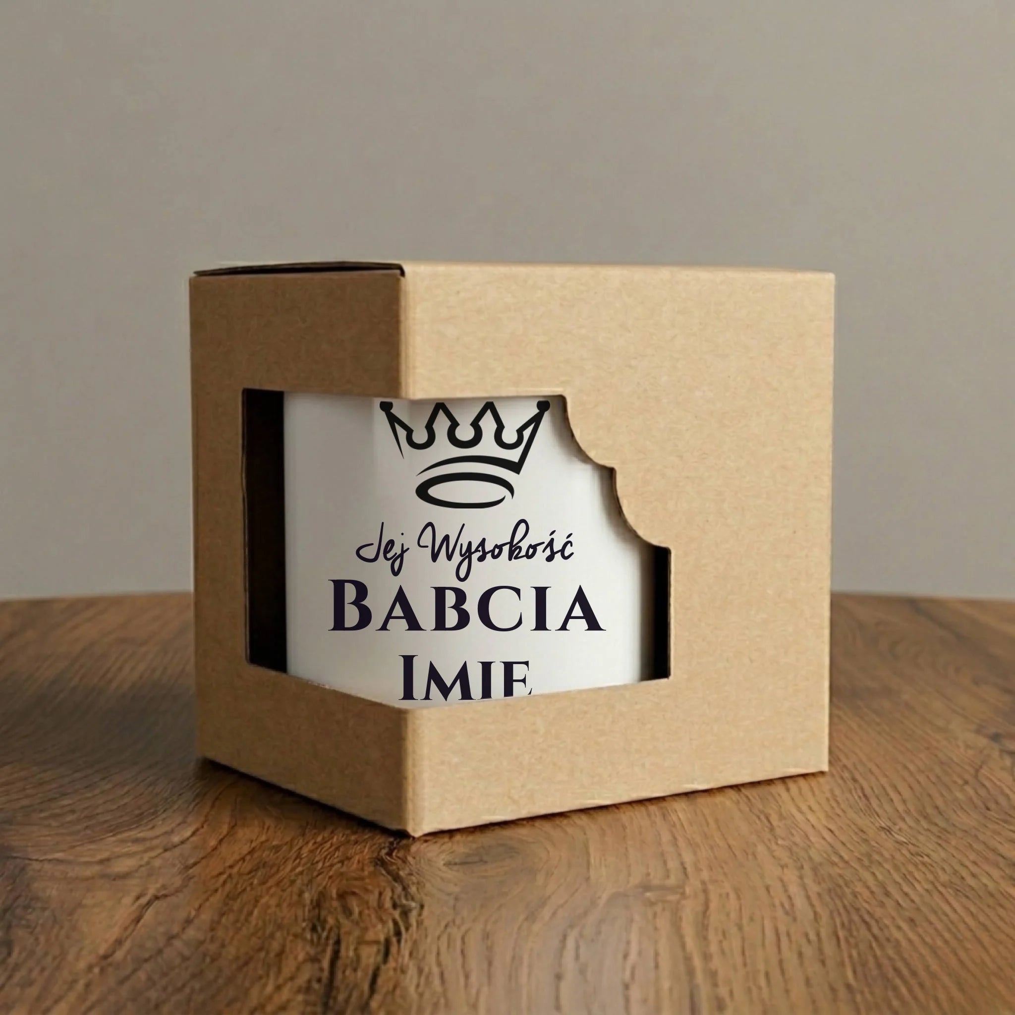 Kubek dla babci - Jej Wysokość Babcia - personalizowany B11