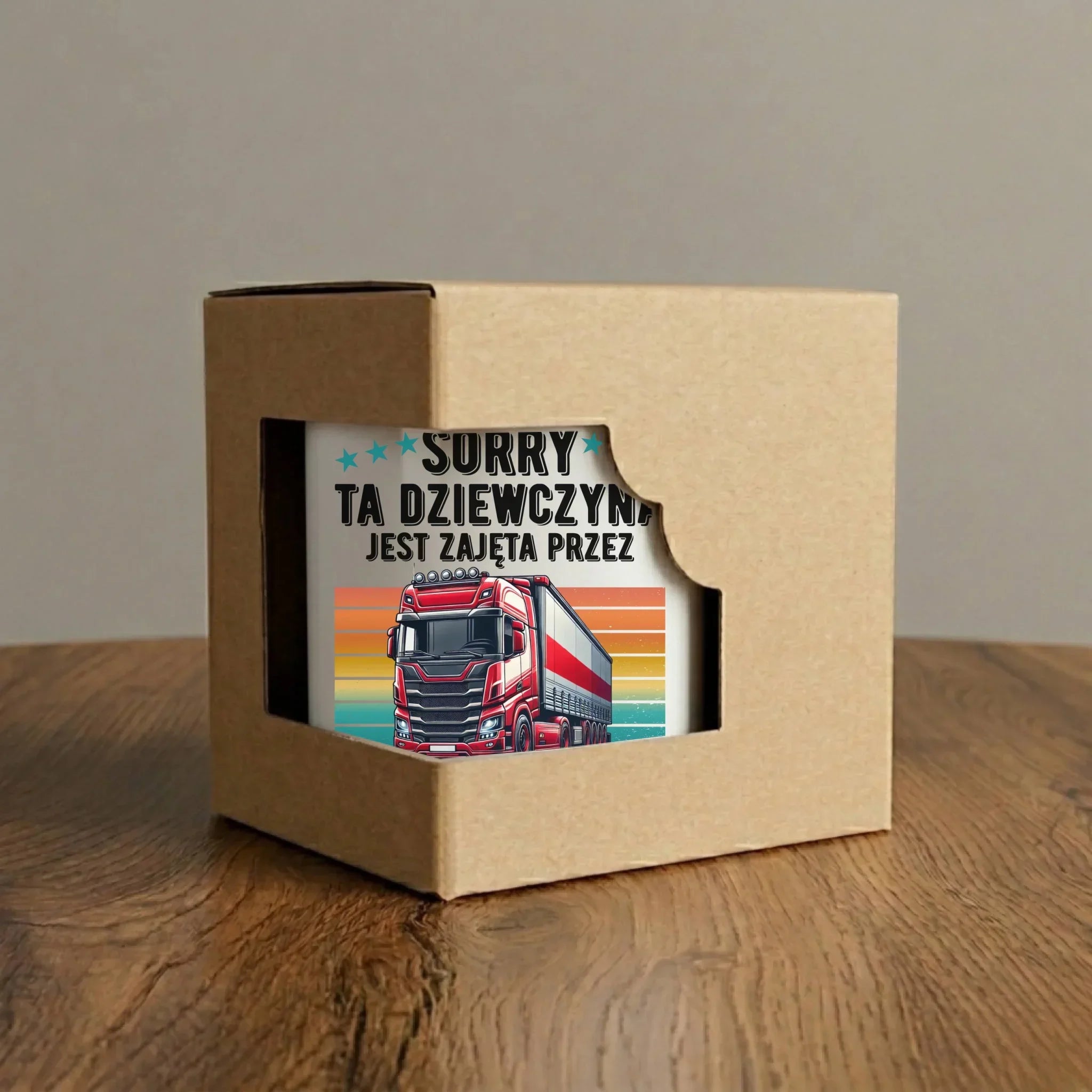 Kubek - Ta dziewczyna jest zajęta przez kierowcę ciężarówki ZKT12 - StoryCups.pl