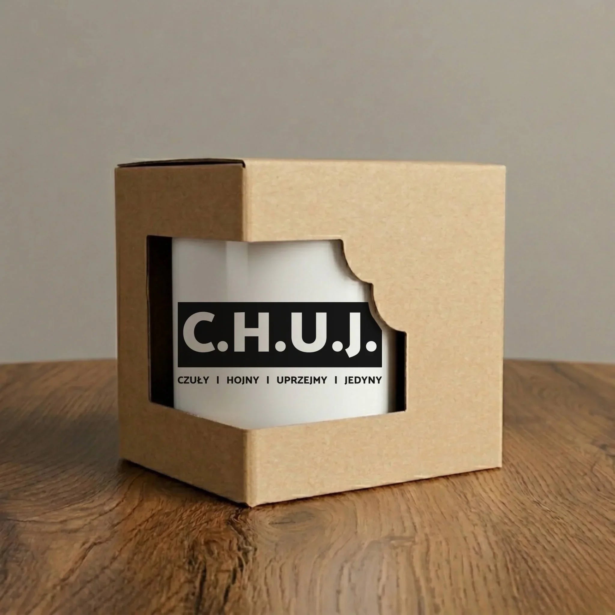 Kubek - prezent dla kolegi na Dzień Chłopaka przyjaciela - C.H.U.J. - bez cenzury DCH12 - StoryCups.pl