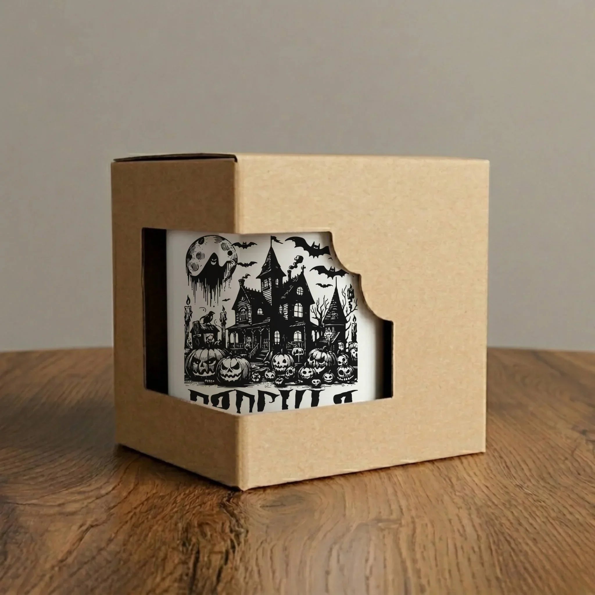 Kubek halloweenowy dla taty - Upiorny dom - Dadcula HL19 - StoryCups.pl