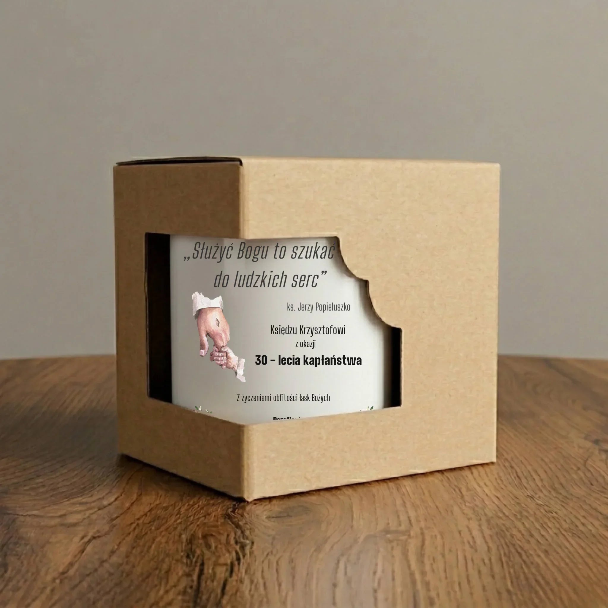 Kubek - Prezent dla księdza na Rocznicę Kapłaństwa - personalizowany DU01 - StoryCups.pl