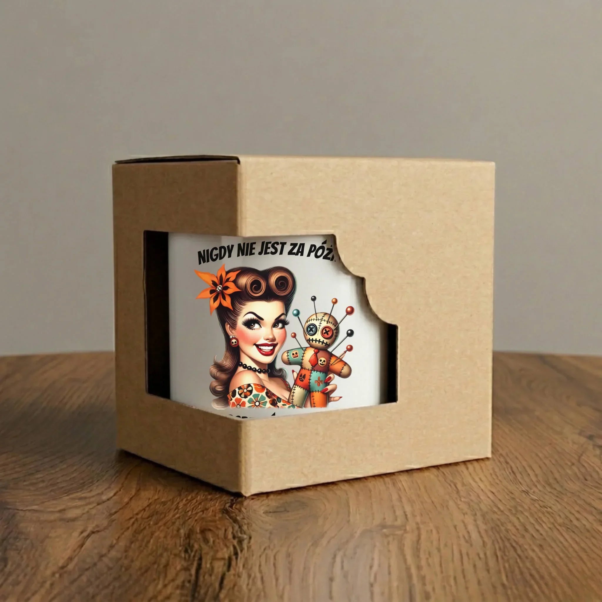Kubek dla niej - Laleczka Voodoo retro DZ21 - StoryCups.pl