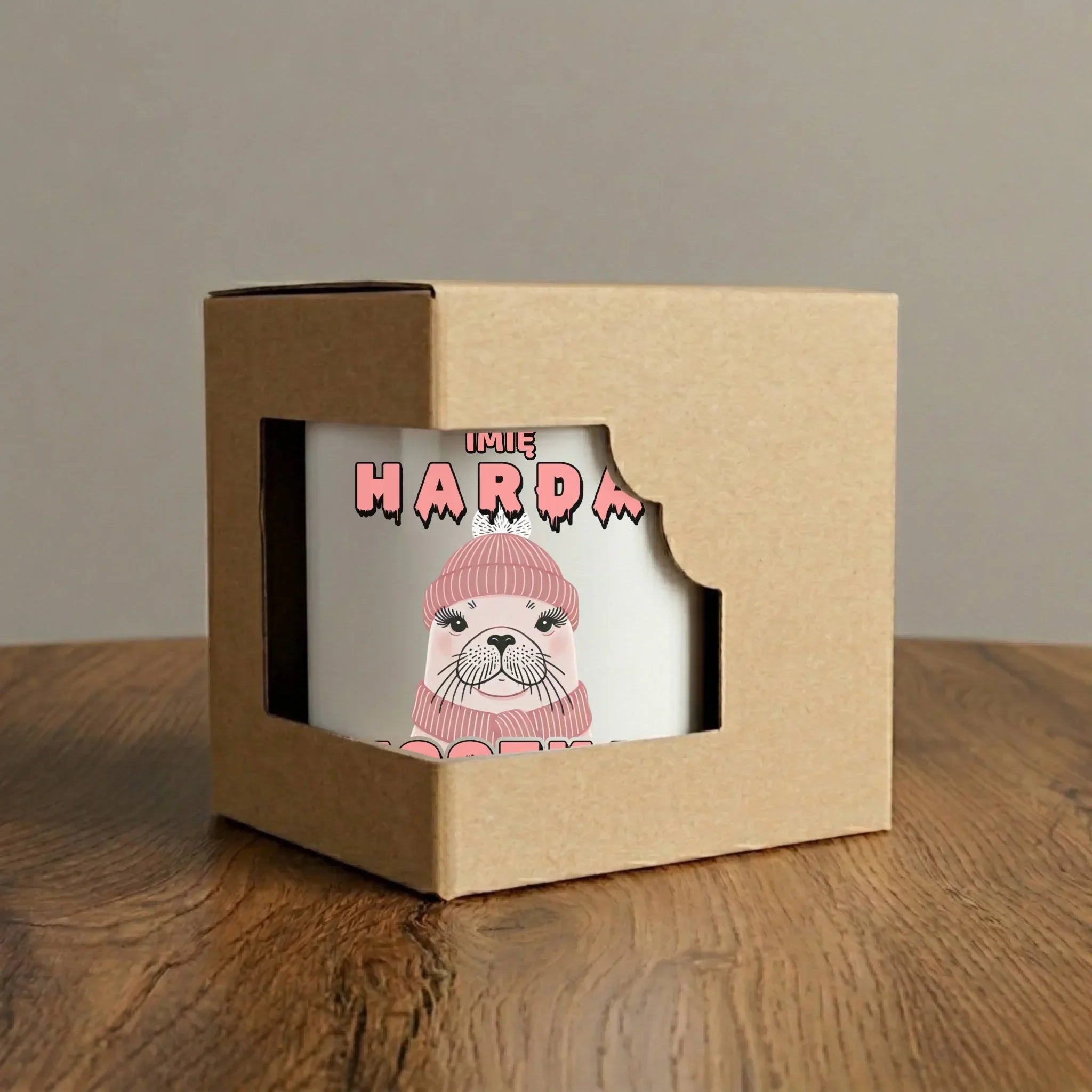 Kubek - prezent dla morsa - Harda foczka - personalizowany HM05 - StoryCups.pl