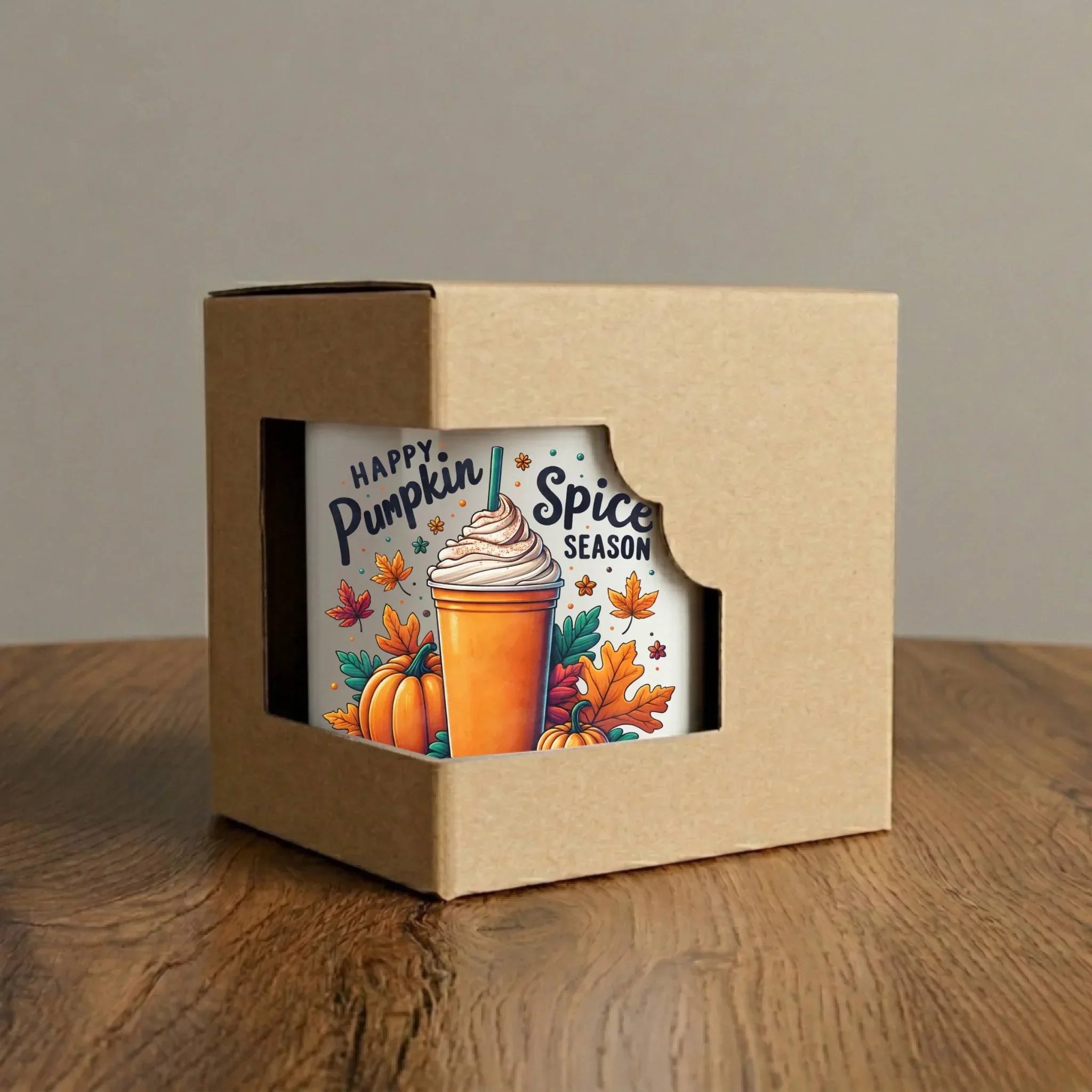 Kubek jesienny - Pumpkin Spice - kawa dyniowa JS02 - StoryCups.pl