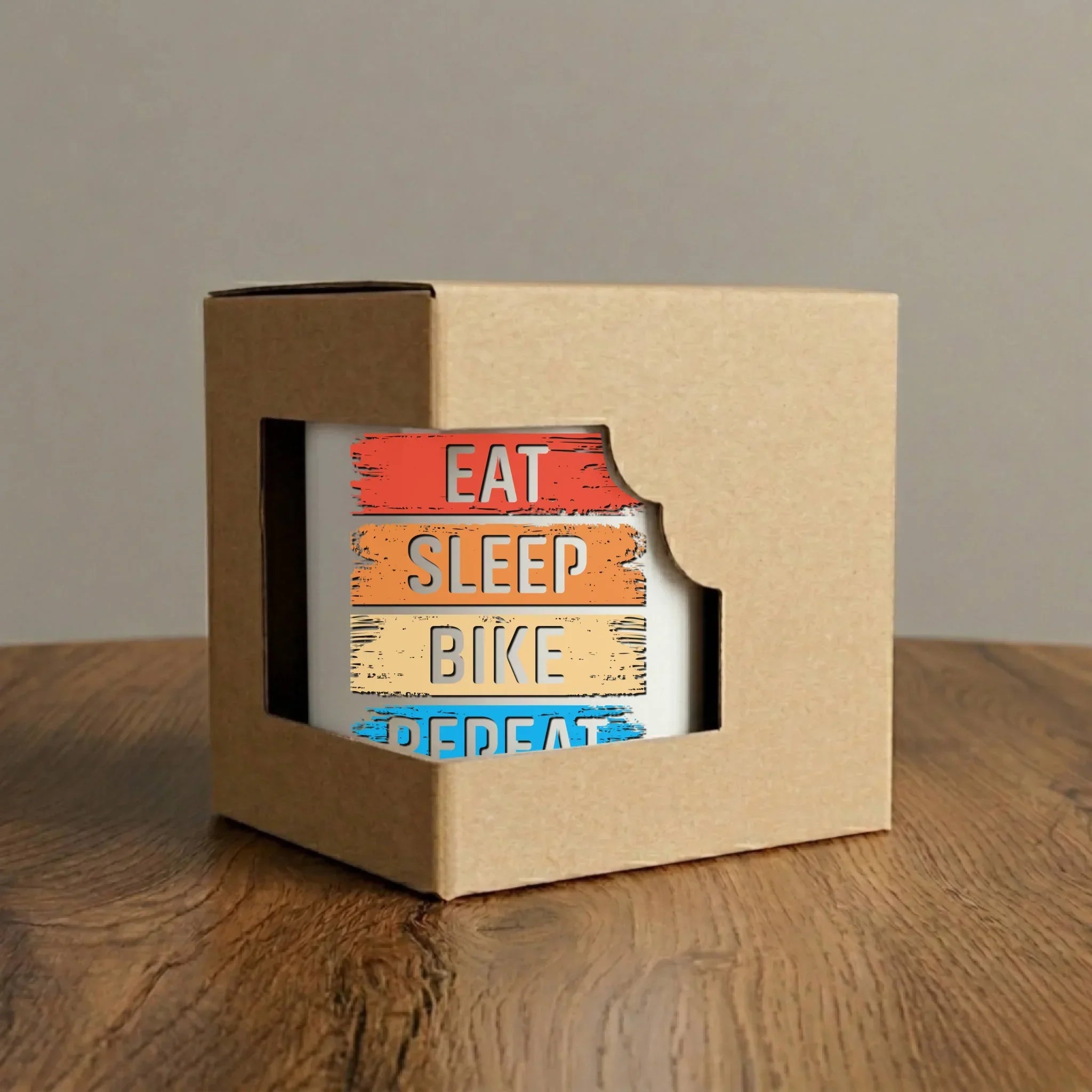 Eat Sleep Bike Repeat | Kubek dla rowerzysty HR03 - StoryCups.pl