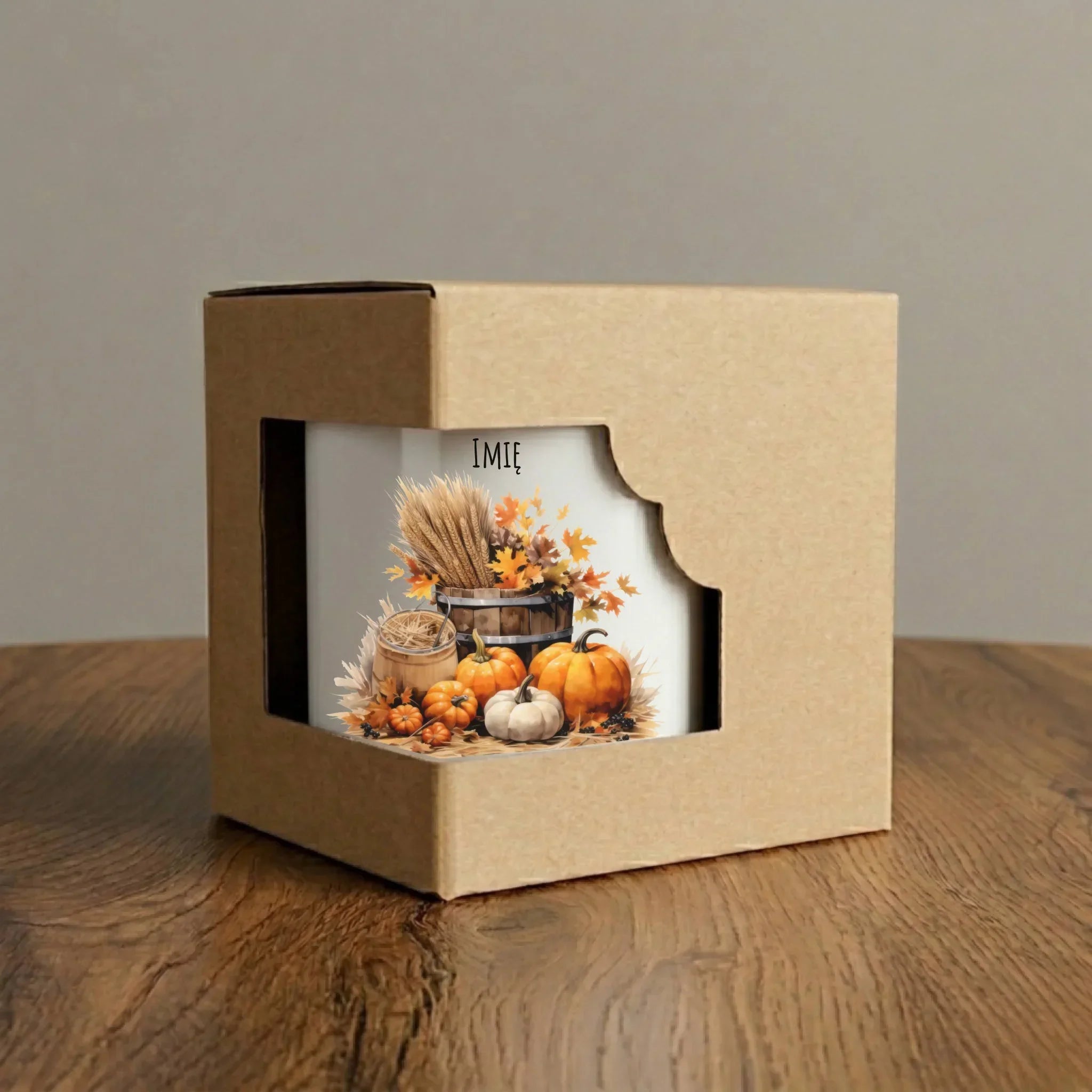 Kubek na jesień - Harvest vibes - personalizowana JS09 - StoryCups.pl