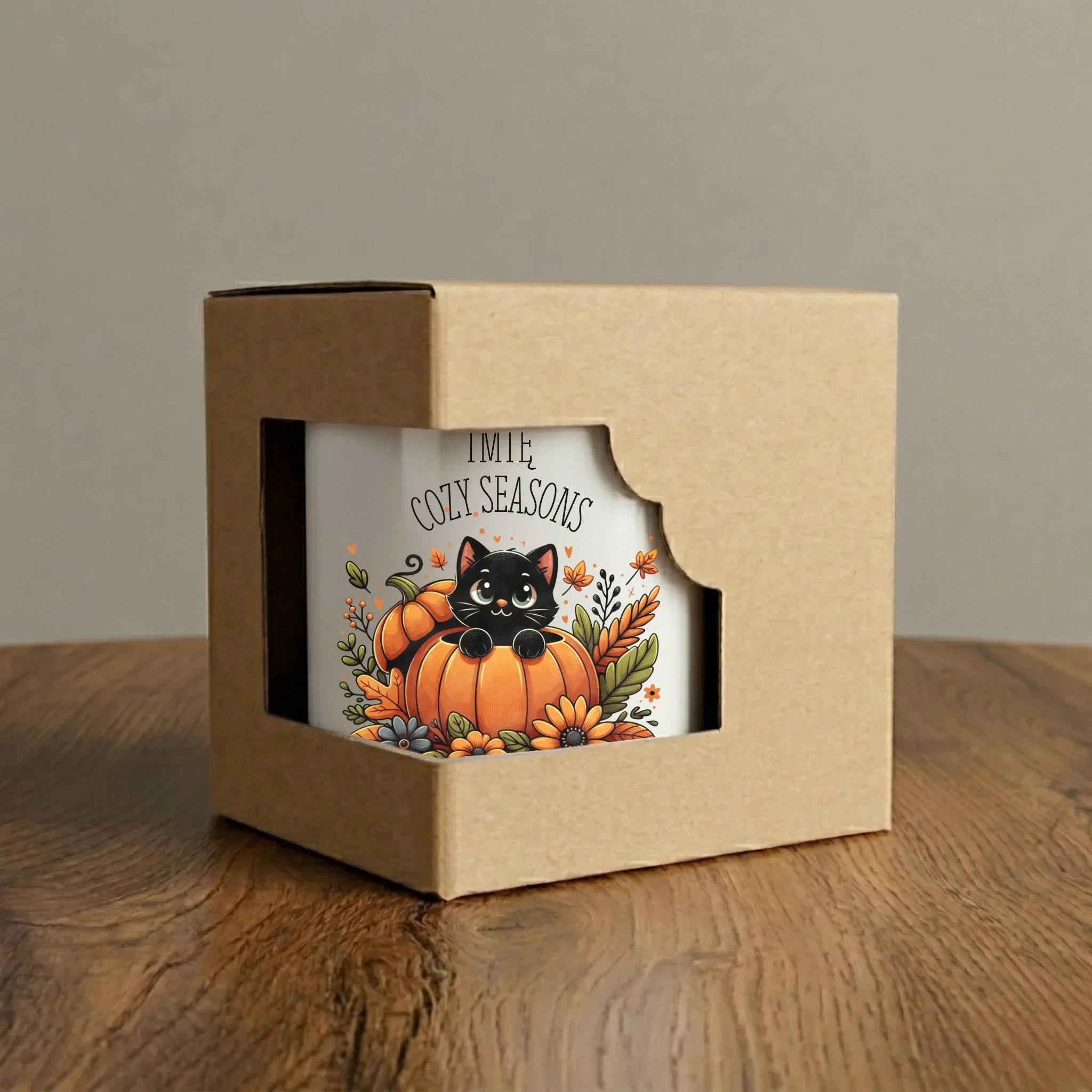 Kubek jesieniara - Cozy Seasons - personalizowany JS01 - StoryCups.pl