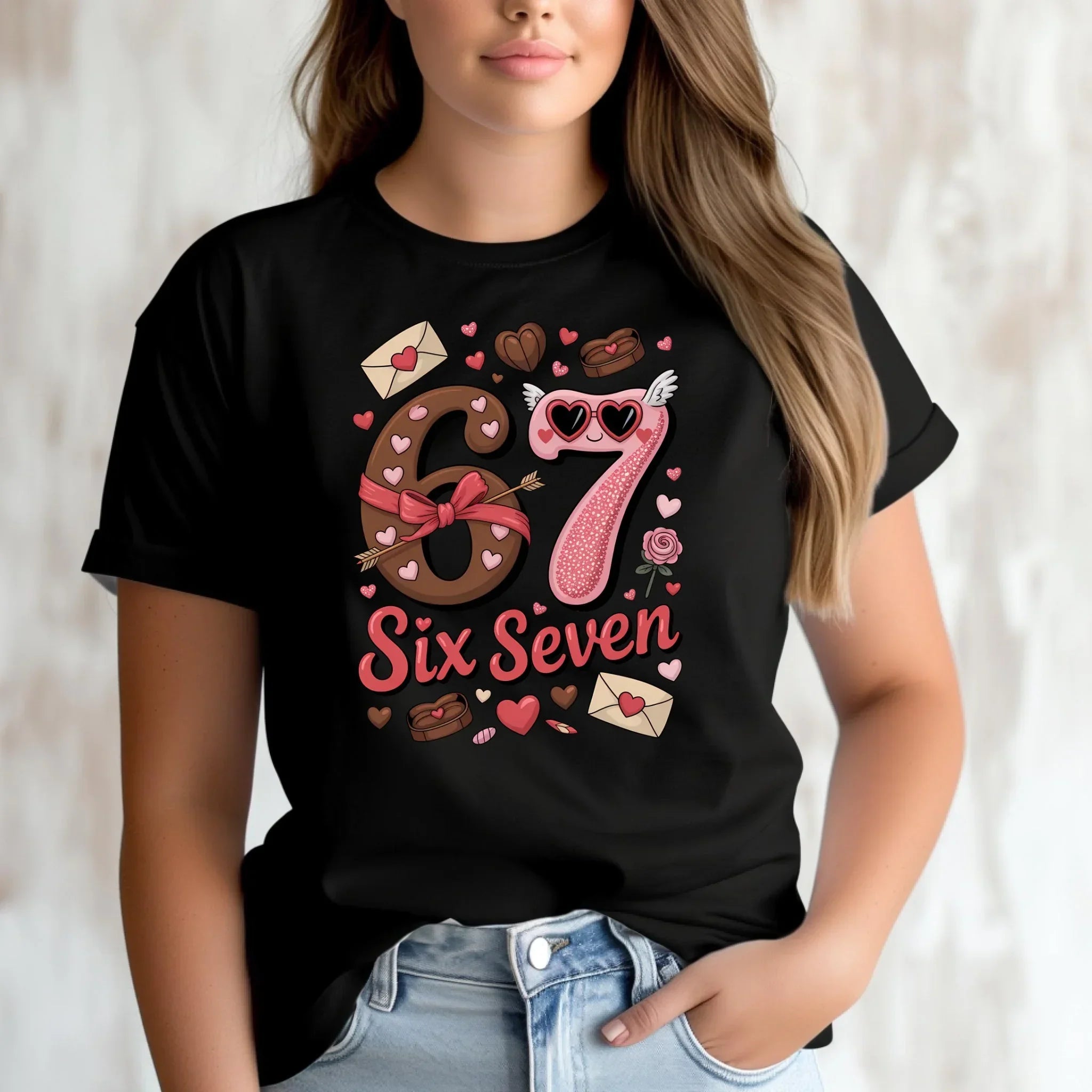 Koszulka damska - Miłość Six Seven 67 W72 - StoryCups.pl