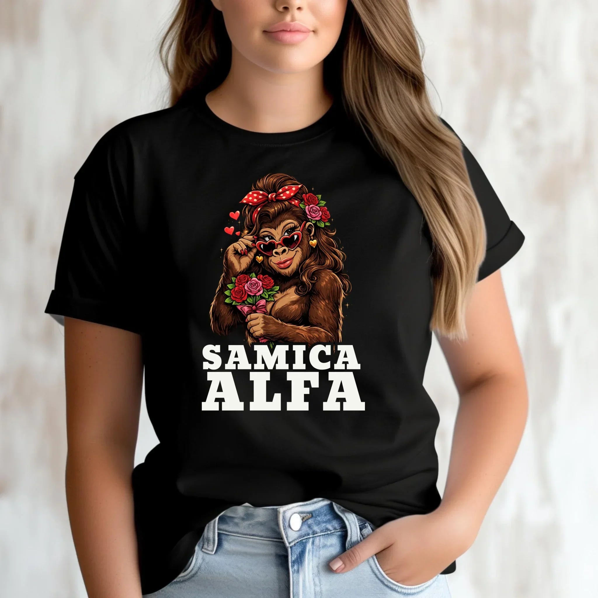 Koszulka damska - Samica Alfa W75 - StoryCups.pl