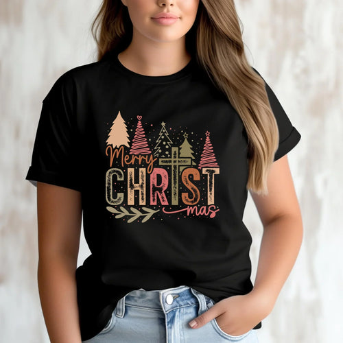 Koszulka damska świąteczna - Merry Christmas BN01 - StoryCups.pl