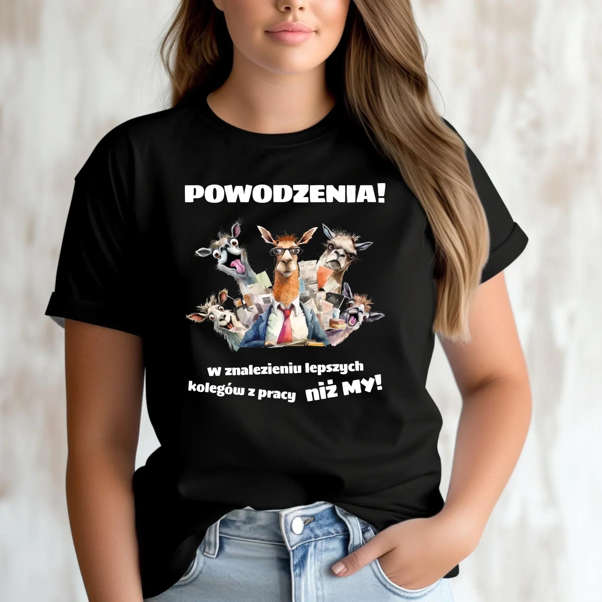 Koszulka damska na odejście z pracy - Powodzenia w znalezieniu lepszych kolegów OP08 - StoryCups.pl