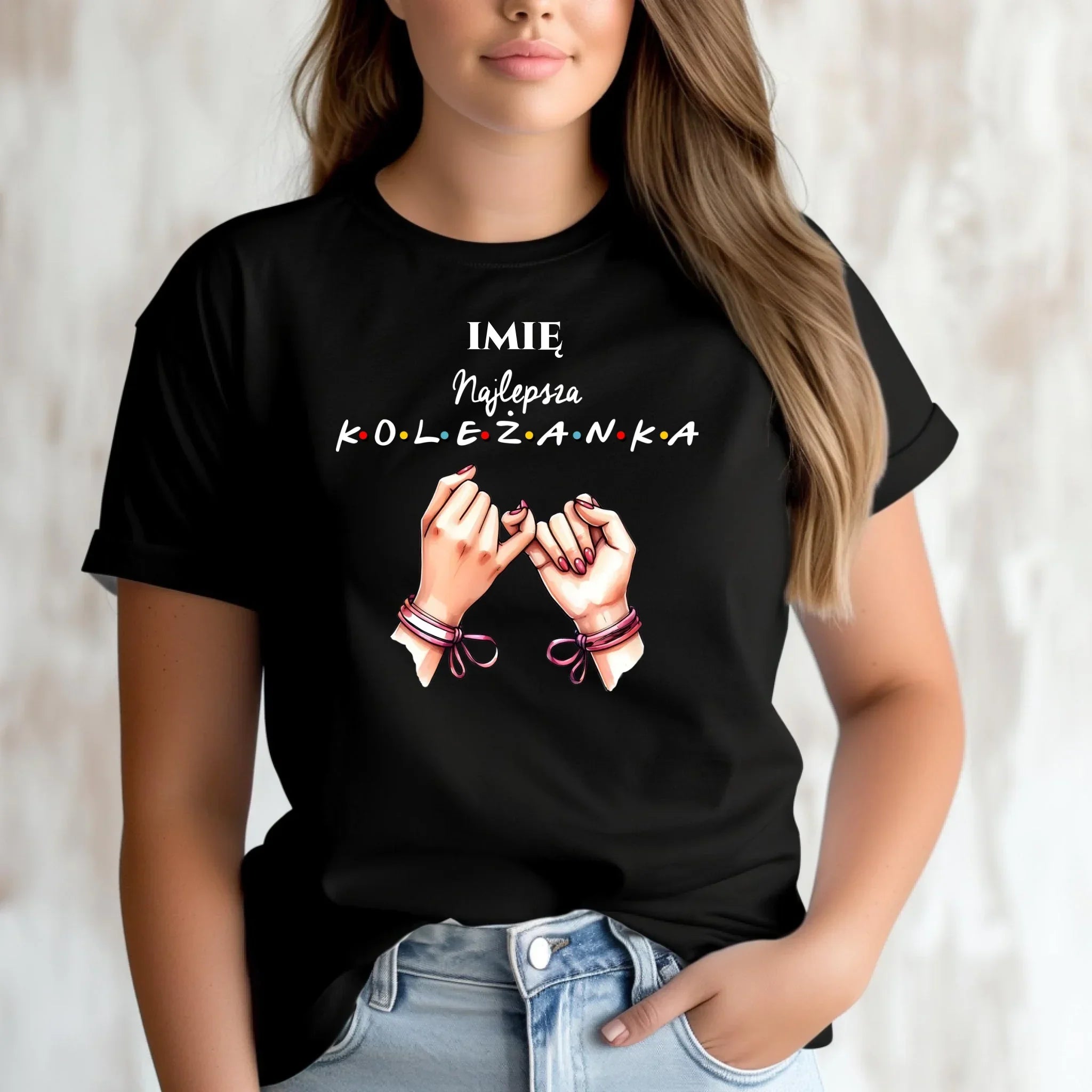 Koszulka damska - Najlepsza koleżanka - personalizowana DZ02 - StoryCups.pl