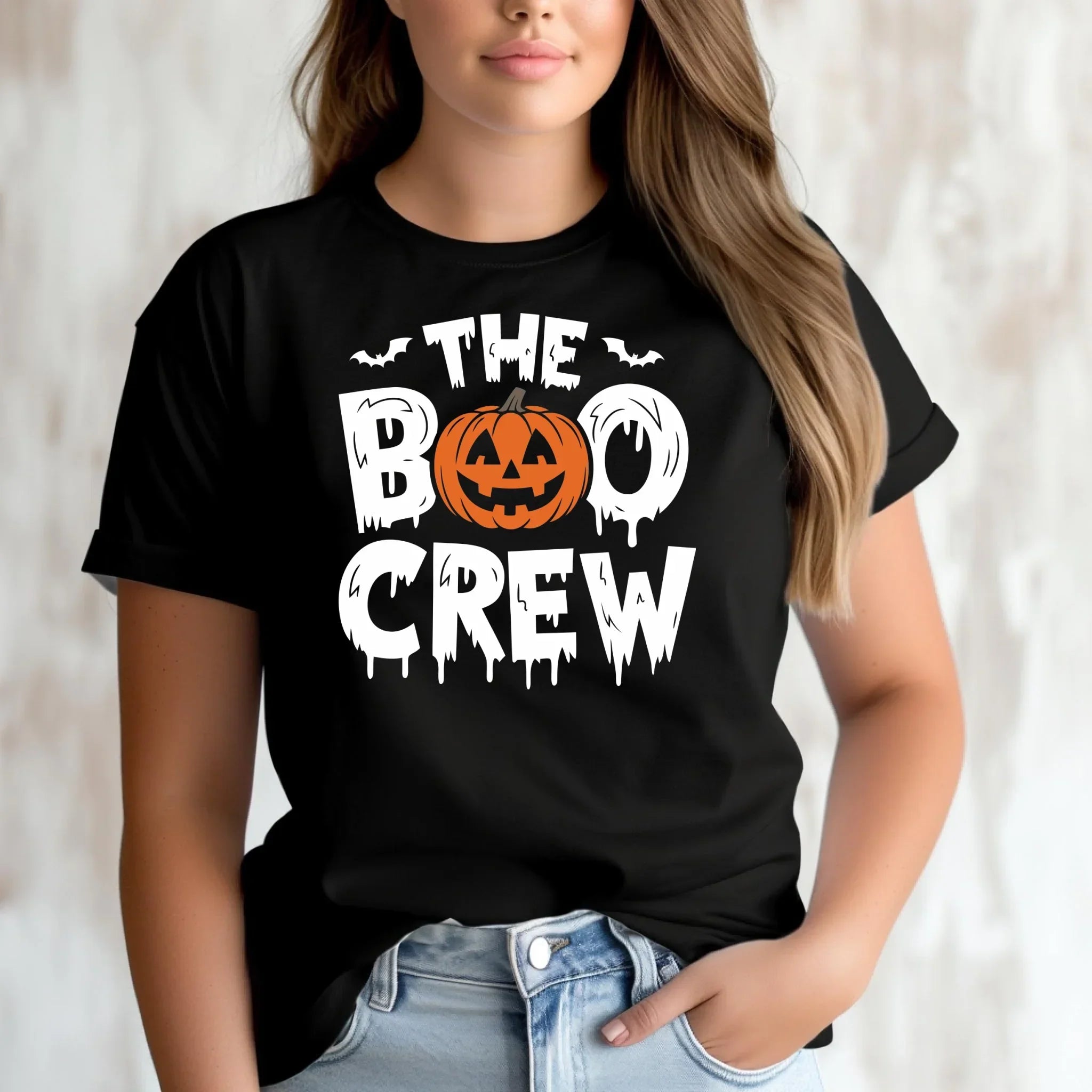 Koszulka damska na Halloween - The Boo Crew HL12 - StoryCups.pl