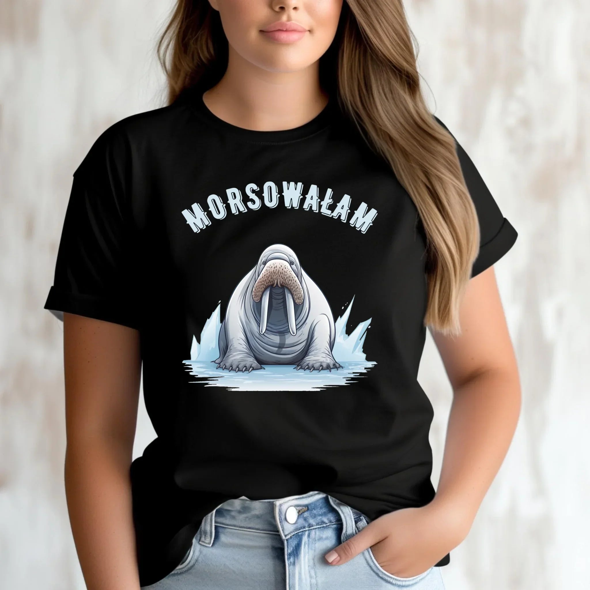 Koszulka damska - prezent dla morsa - Morsowałam - Mors HM18 - StoryCups.pl