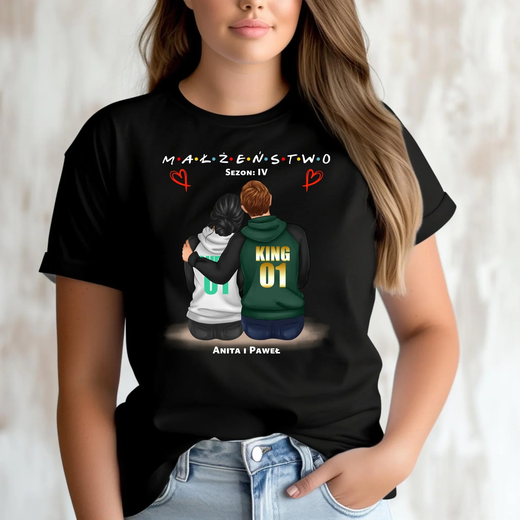 Koszulka damska dla żony - Małżeństwo Sezon - personalizowana W05 - StoryCups.pl
