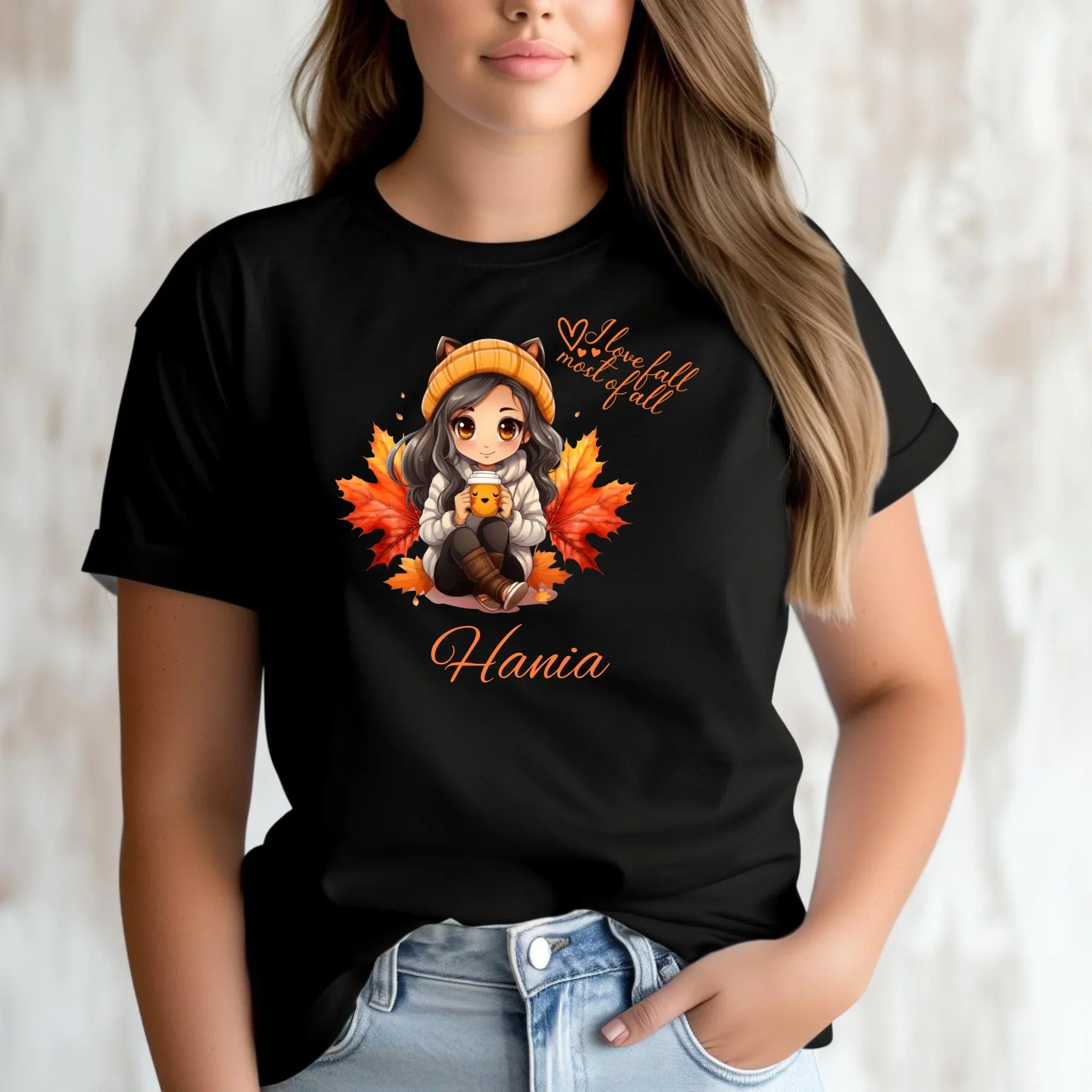 Koszulka damska jesieniara - Anime - personalizowana JS06 - StoryCups.pl