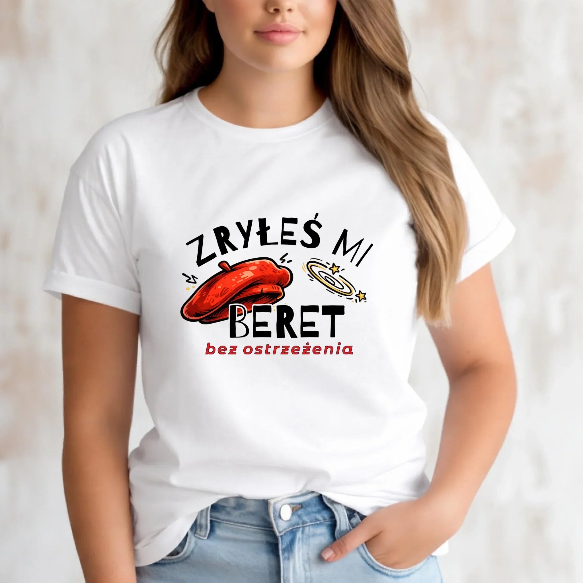 Koszulka damska - Zryłeś mi beret DZ35 - StoryCups.pl