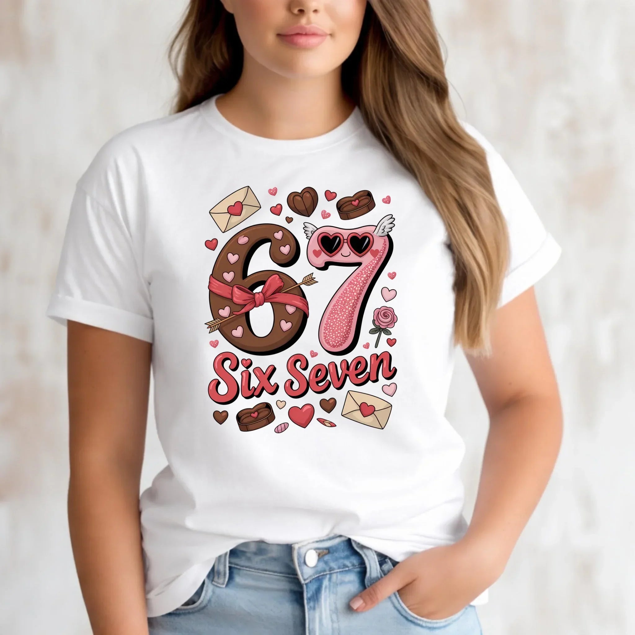 Koszulka damska - Miłość Six Seven 67 W72 - StoryCups.pl