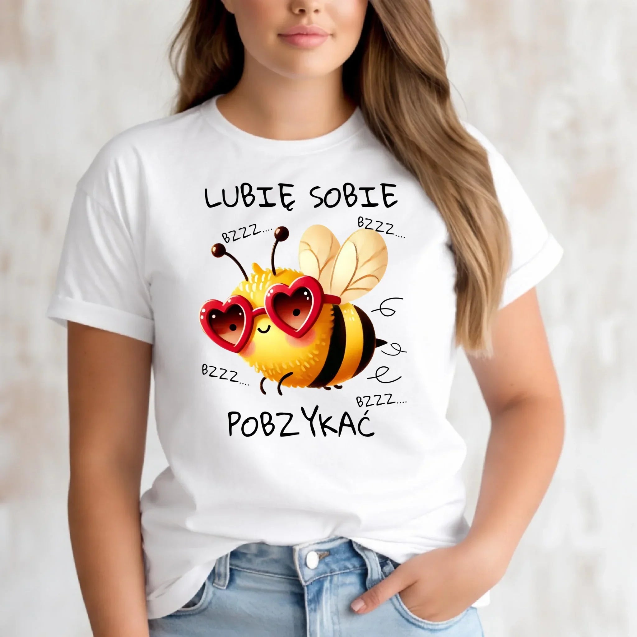 Koszulka damska - Lubię sobie pobzykać W51 - StoryCups.pl